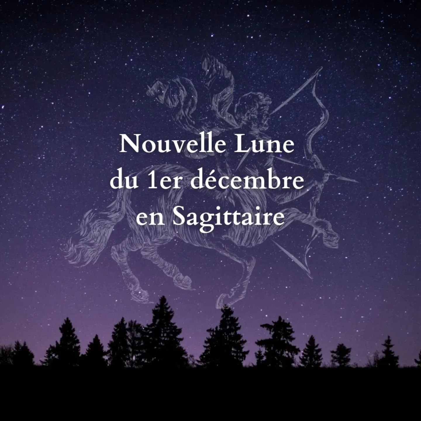 Fais d&eacute;filer pour lire toute la guidance. 🌑
Douce nouvelle lune &agrave; toi. 💜

. 

#nouvellelune #newmoon #lune #astrologie #sagittaire #nouvellelunesagittaire