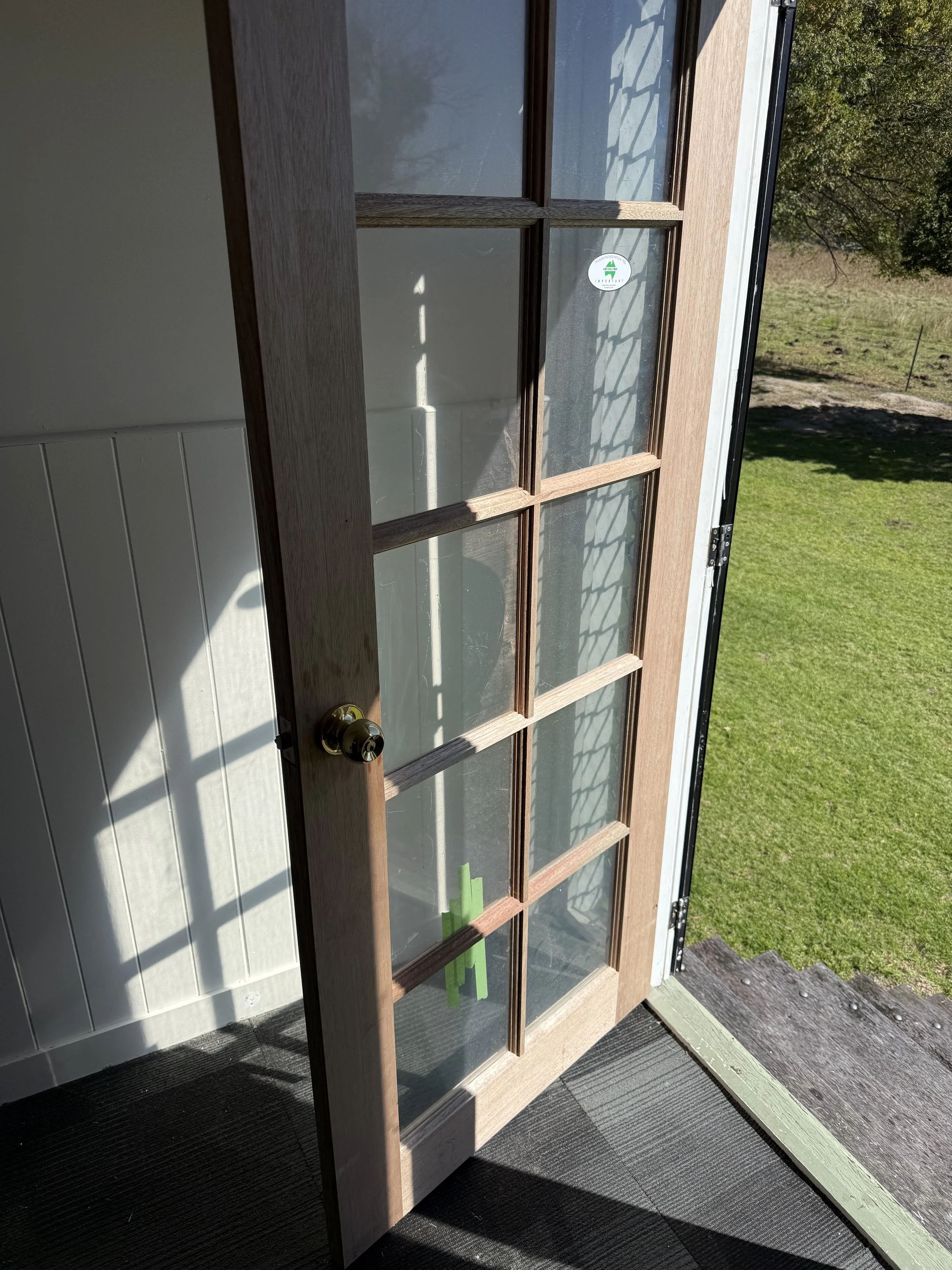 New entrance door installation and general property maintenance for homes and rural properties.