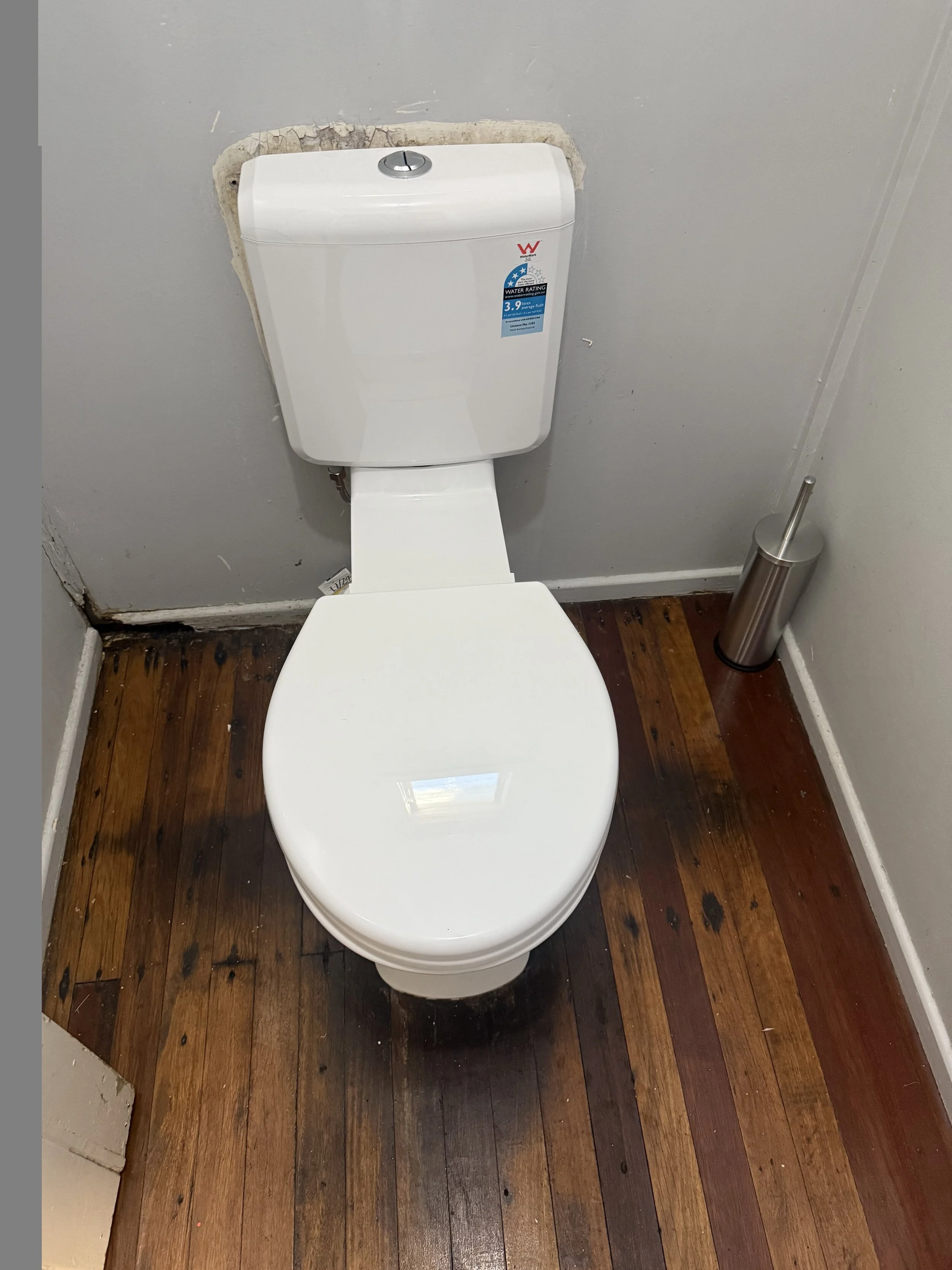 Toilet Installation.