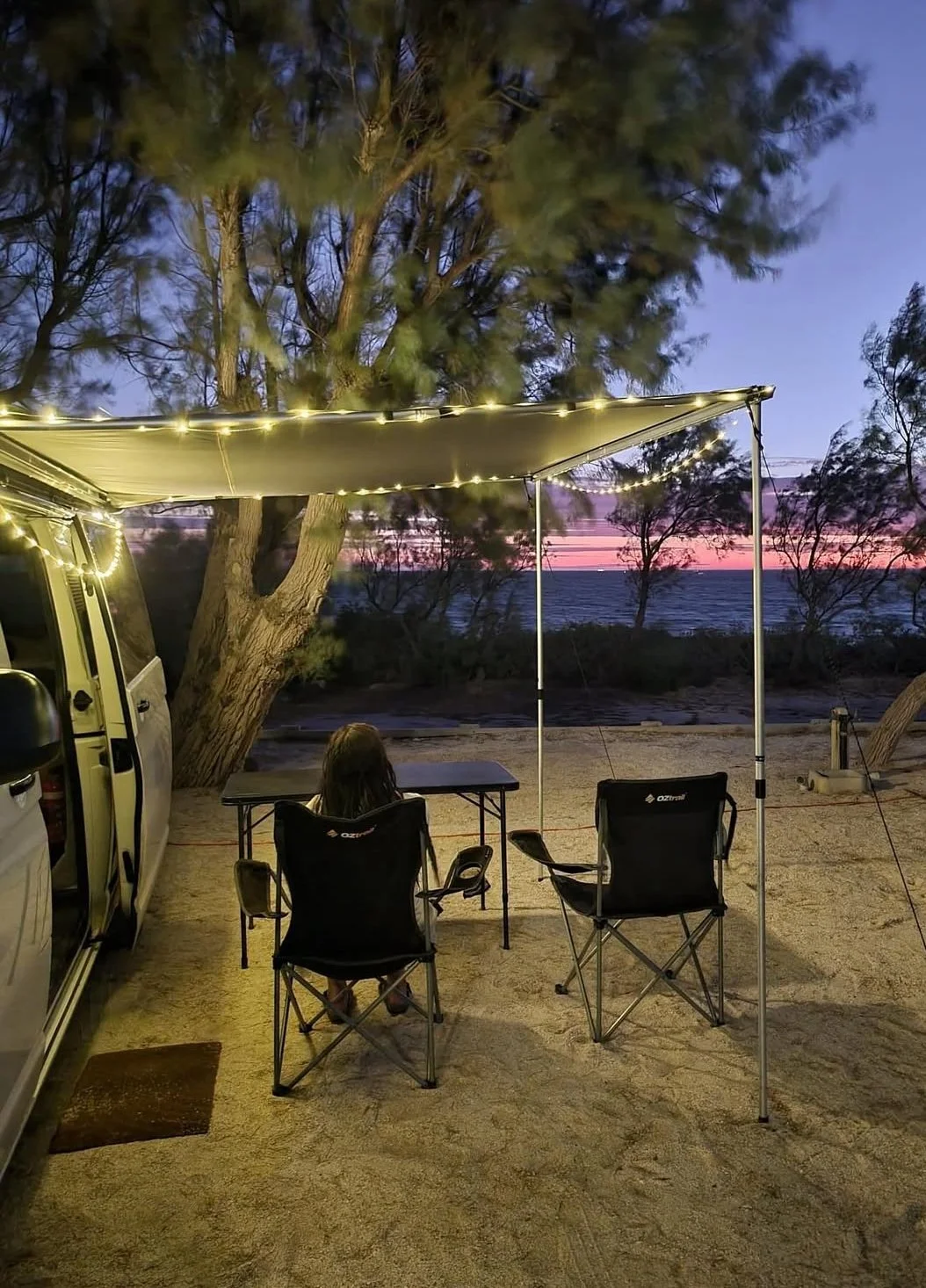 Gloria under the stars