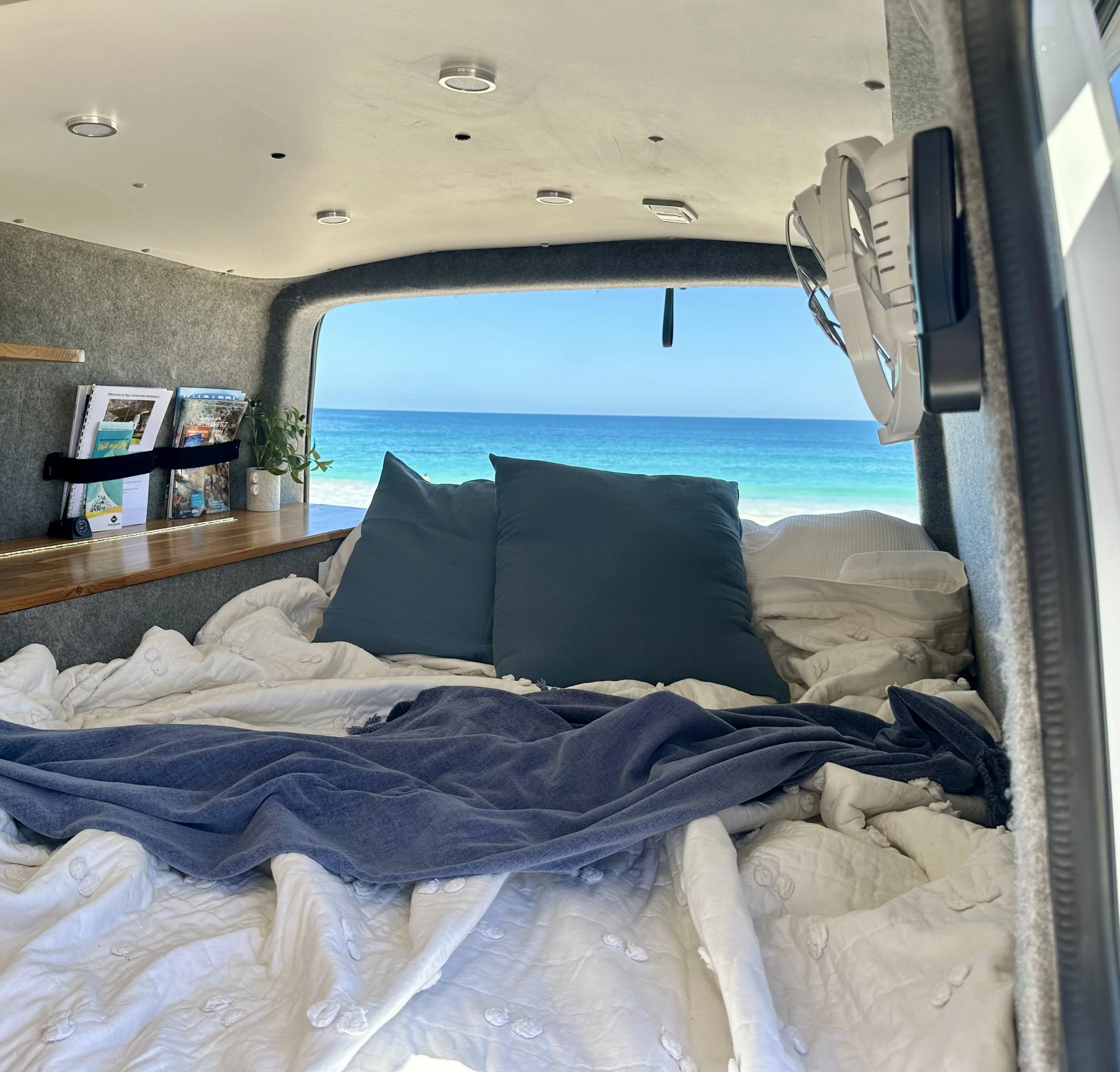 Gloria's Bed set up