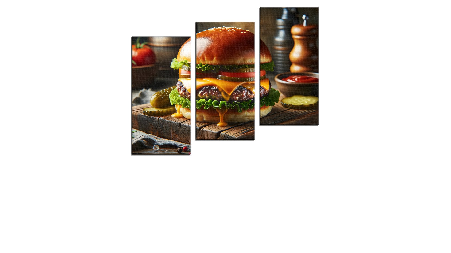 Gourmet Burger with all the Trimmings
