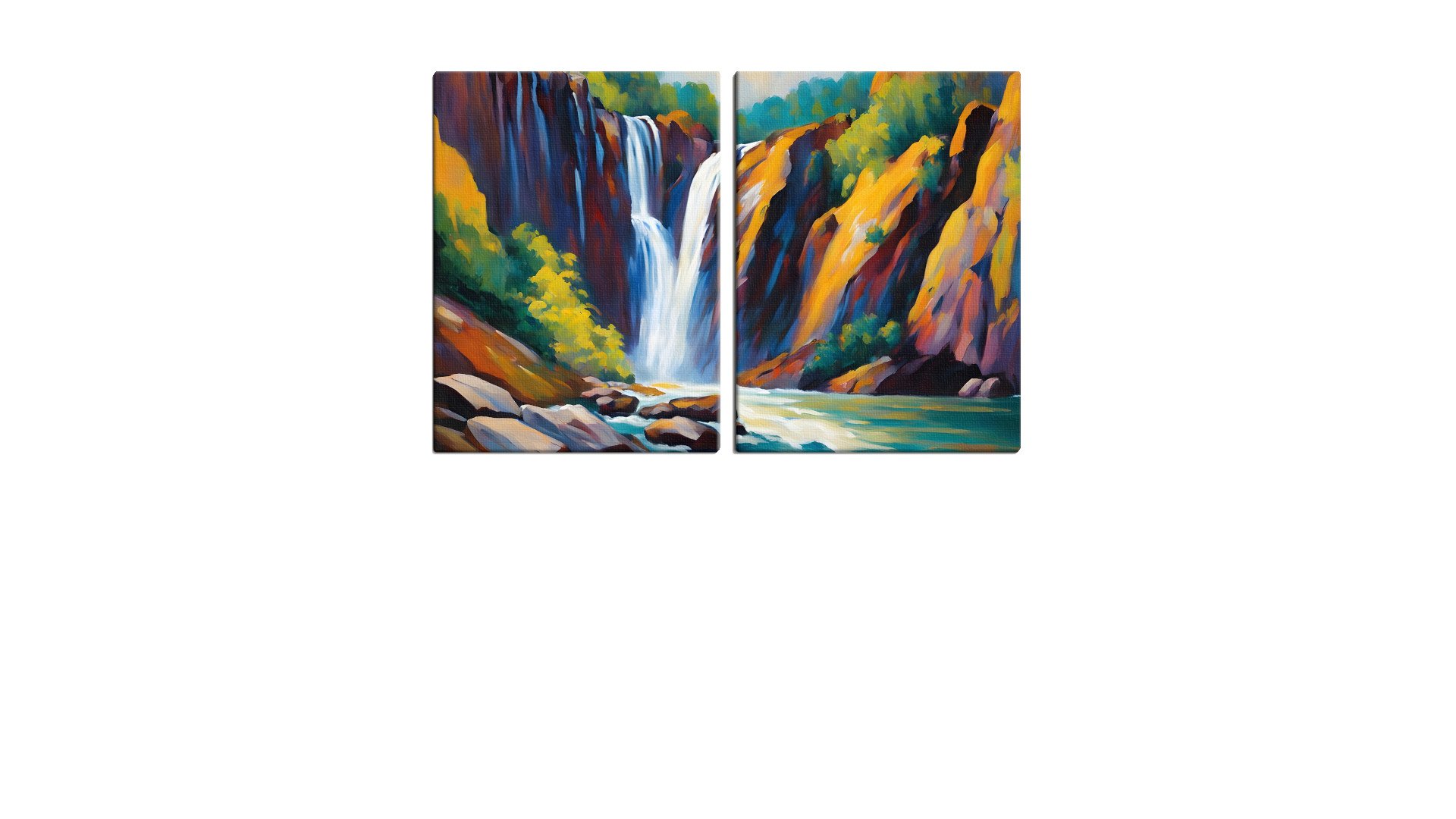 Painted Falls in the Hills