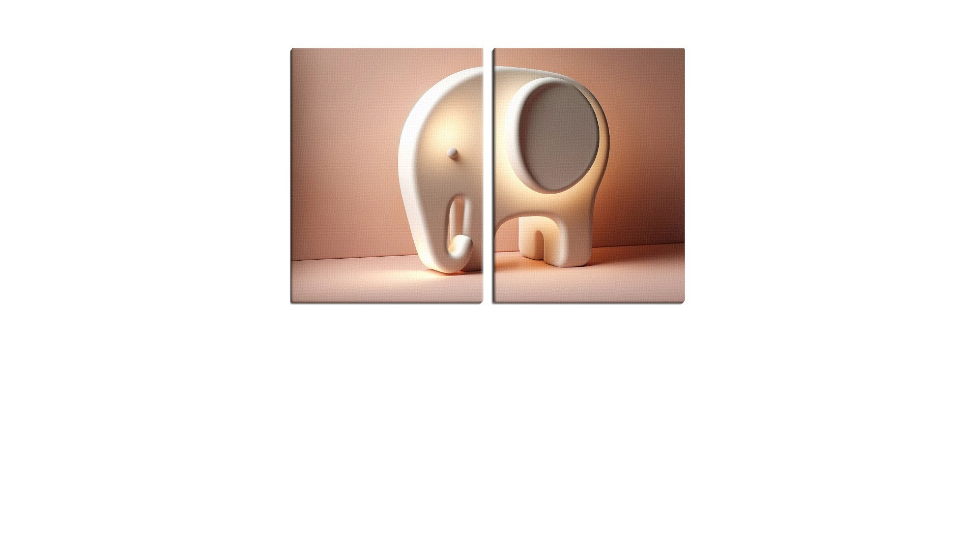Baby White Elephant Light