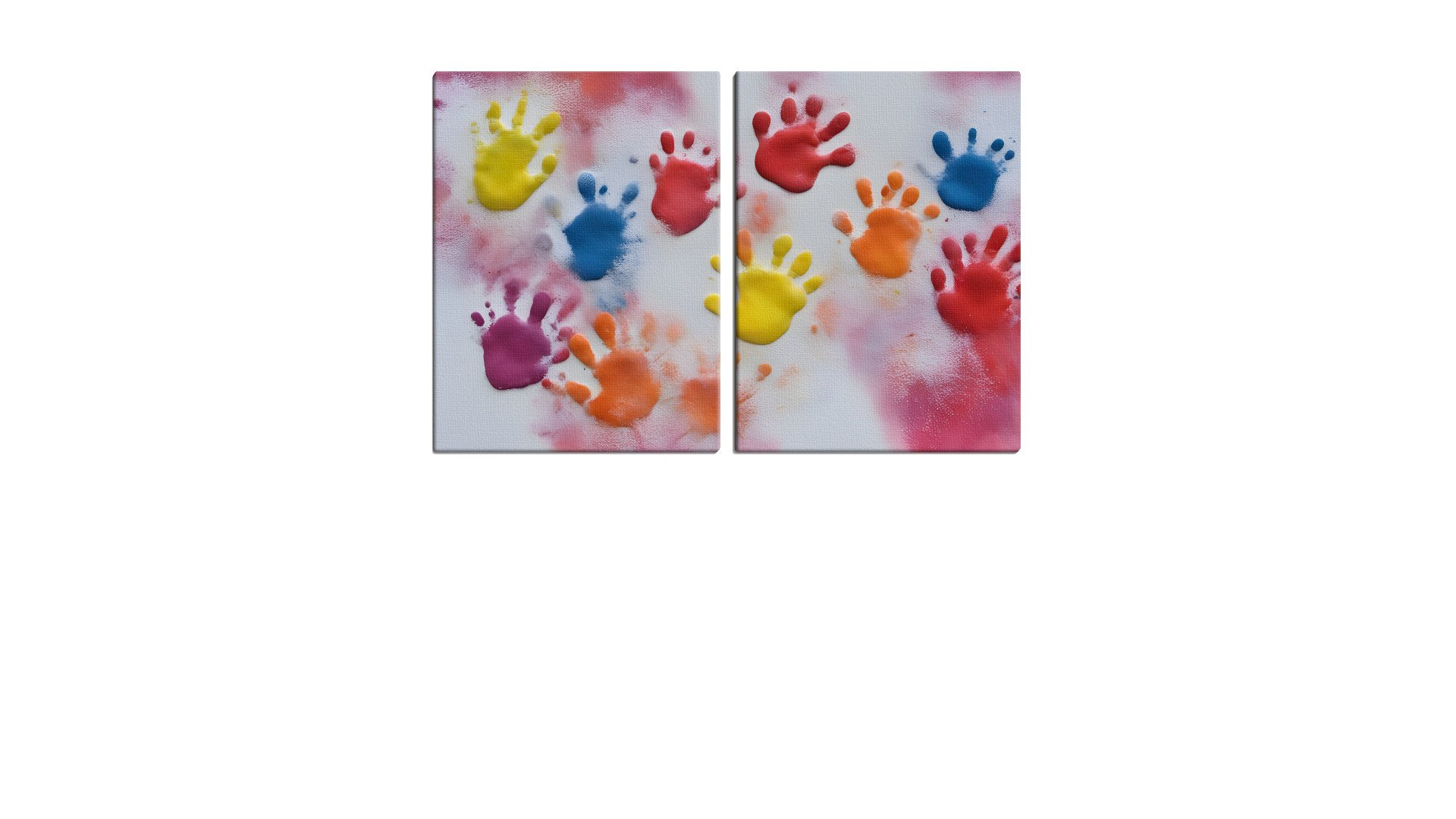 Monster Kids Painting by Hand
