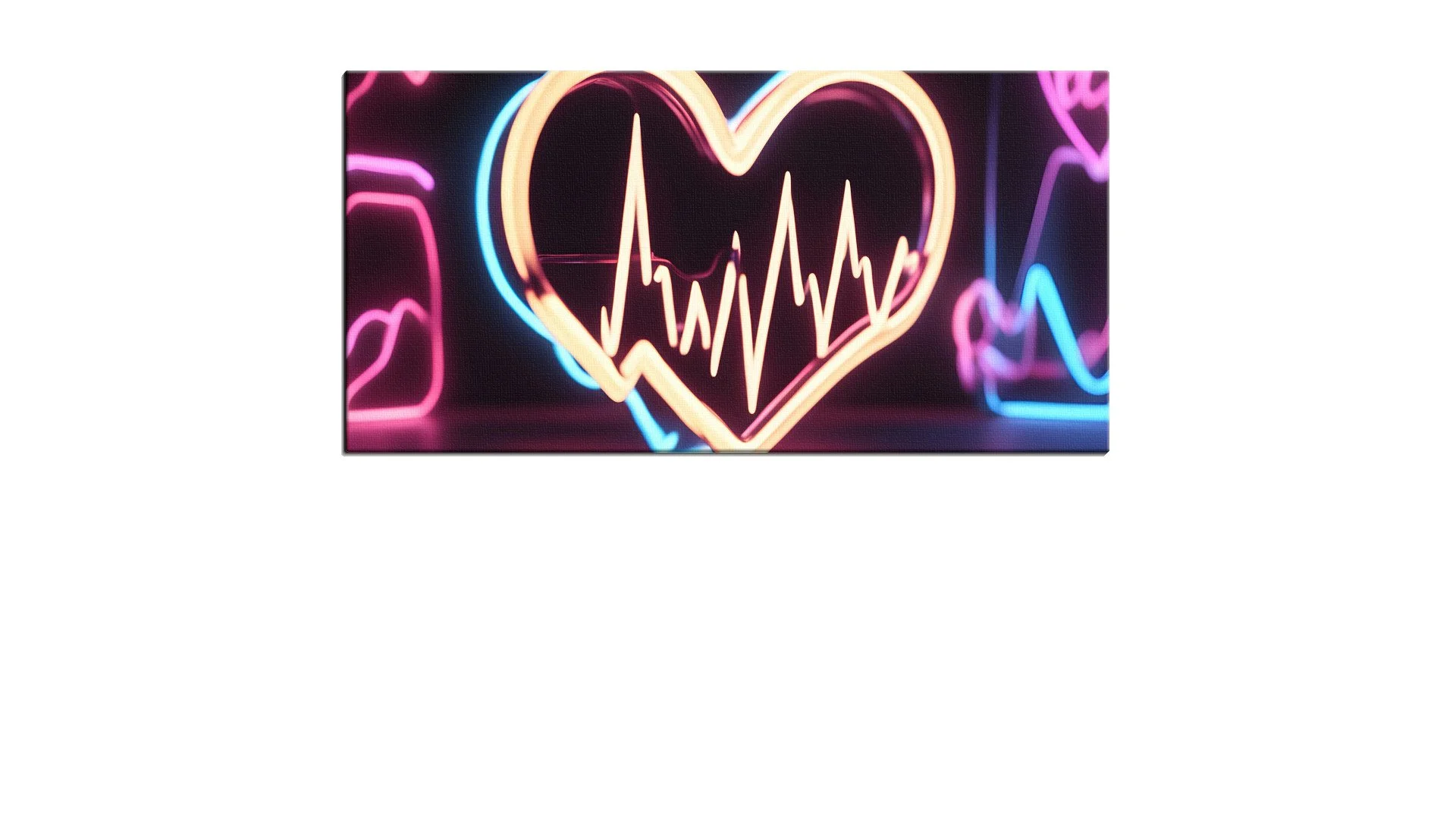 Neon Heartbeat Trace