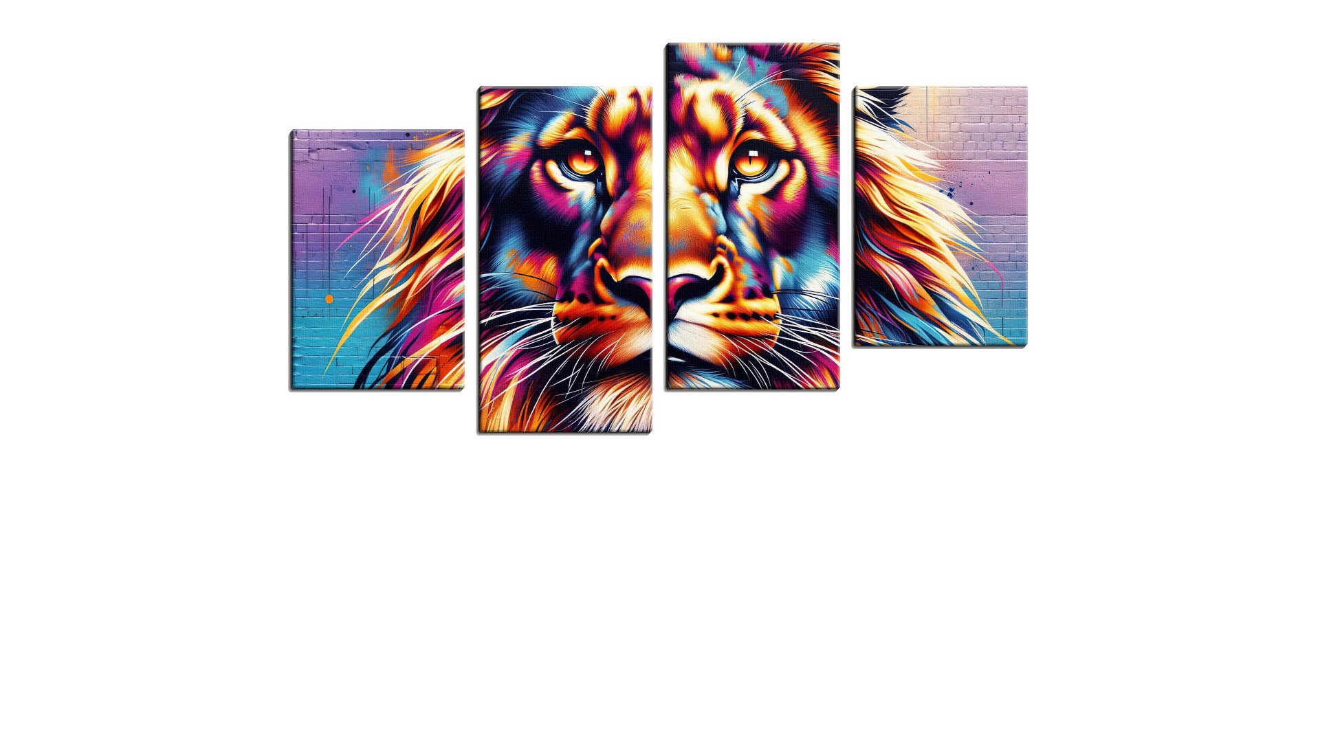 Deep-Coloured Pondering Lion