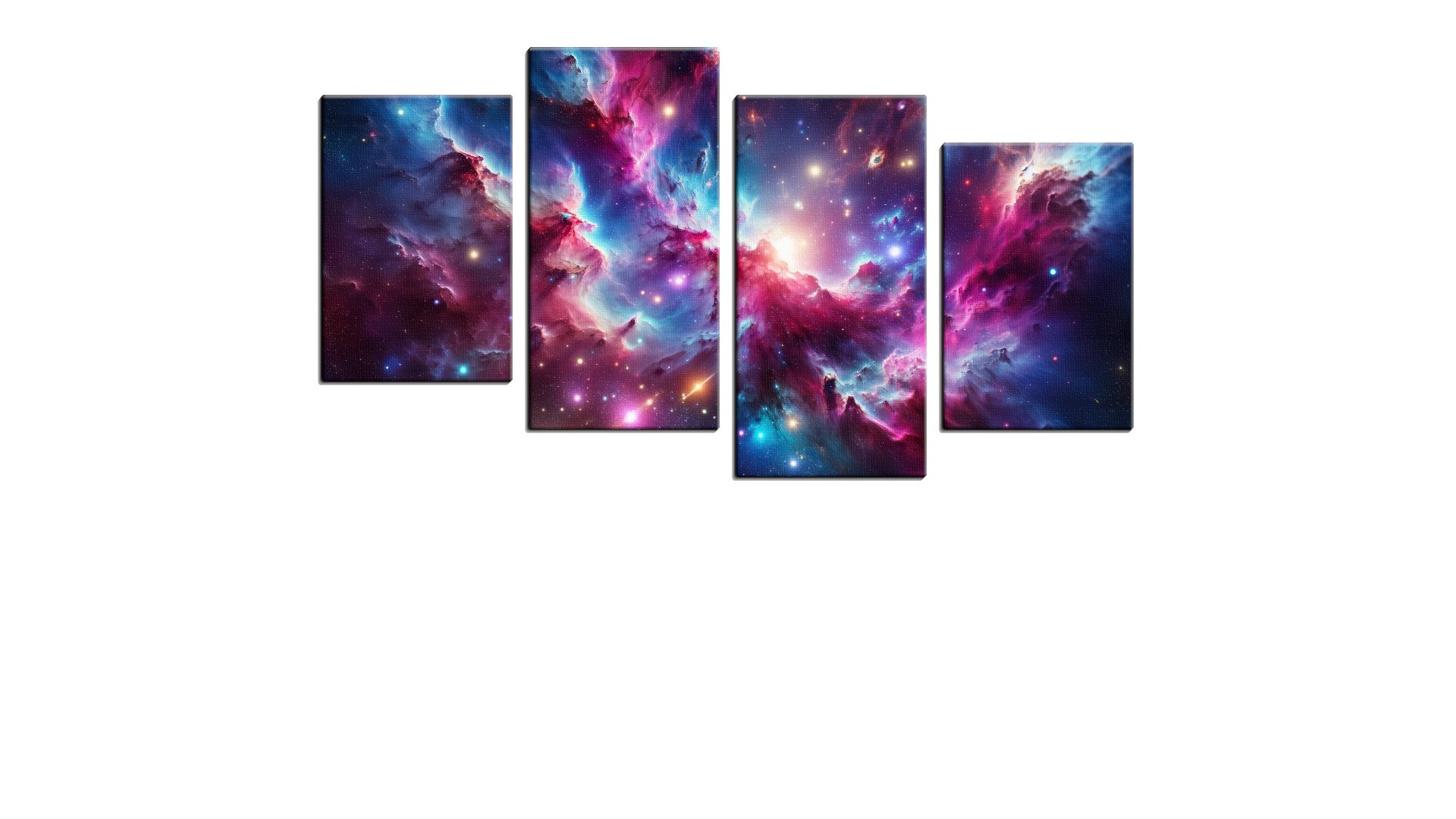Purple Star Burst Nebula