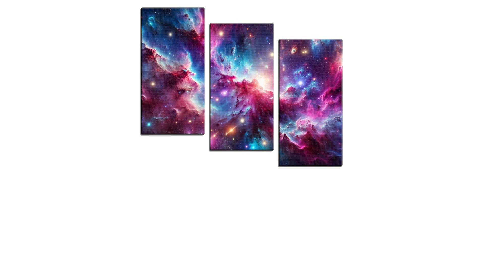 Purple Star Burst Nebula