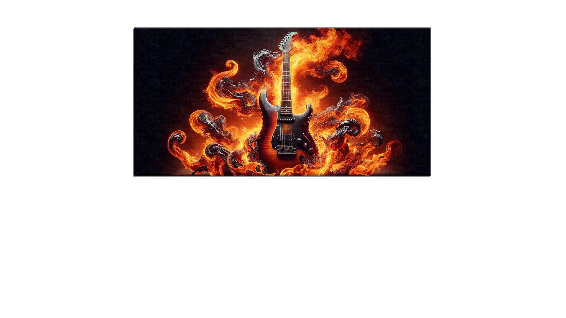 Burning Dark Guitar