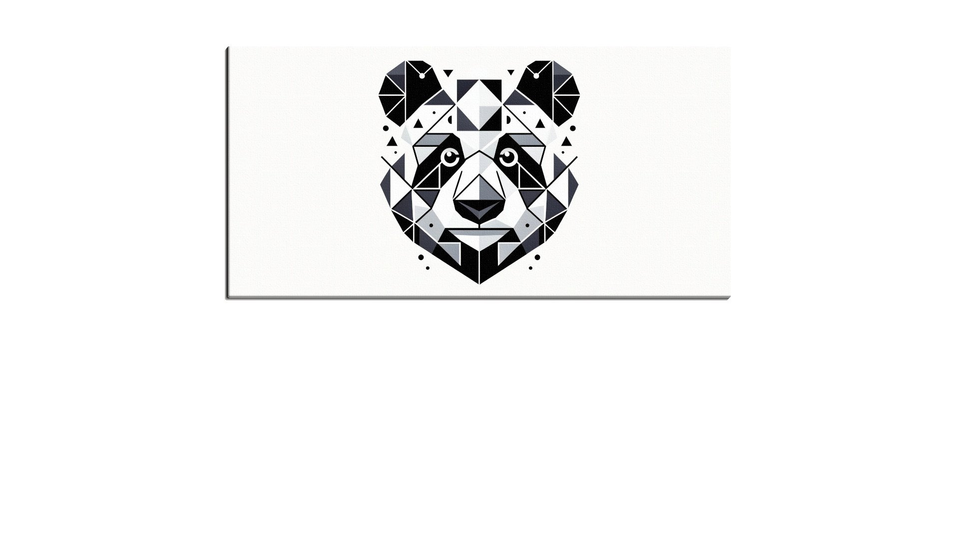 Black And White Panda Face