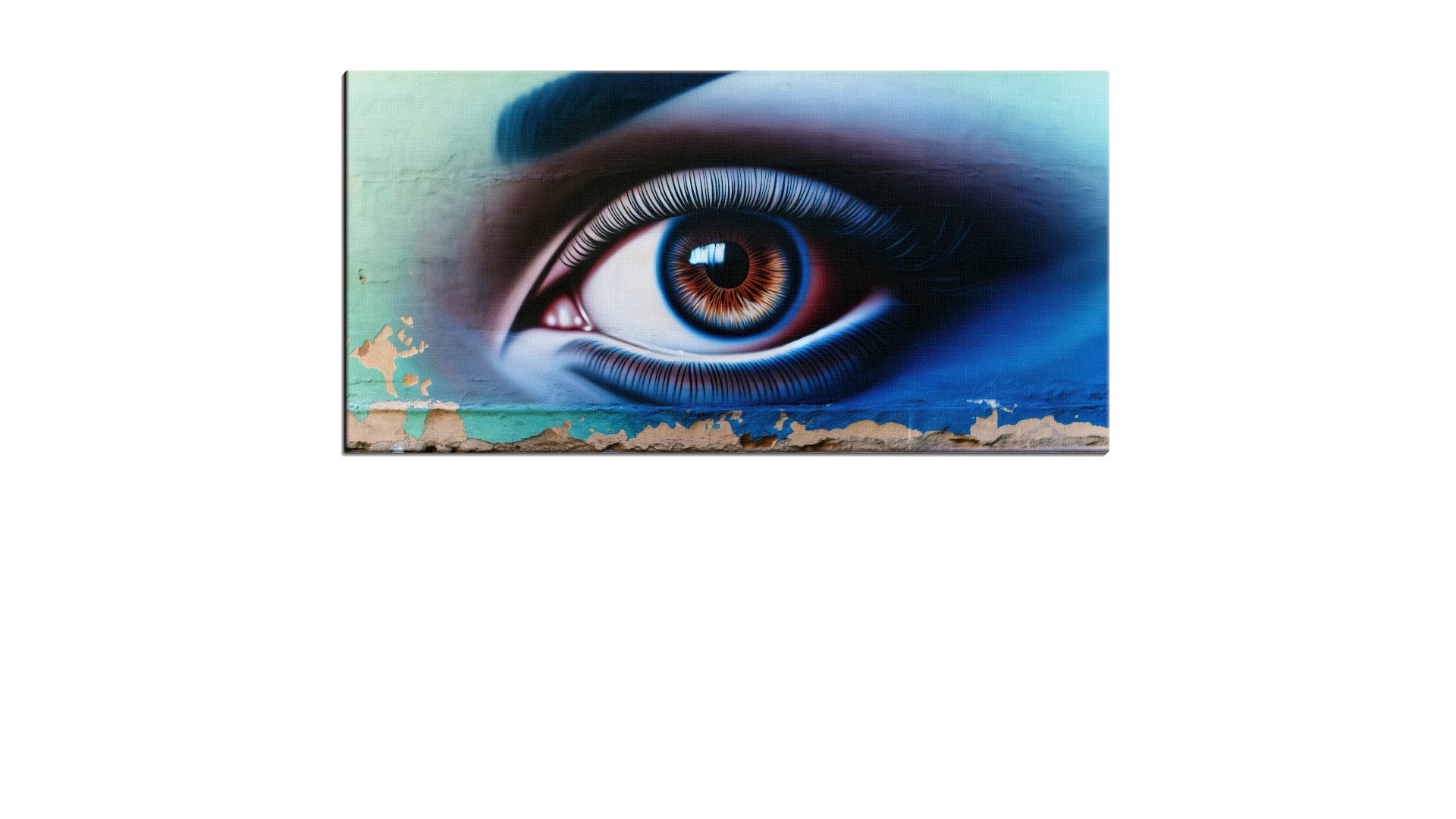 Wall Mural of a Smoked Eye