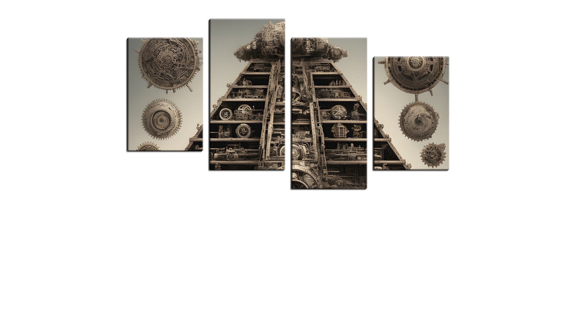 Cog Art Aztec Pyramid