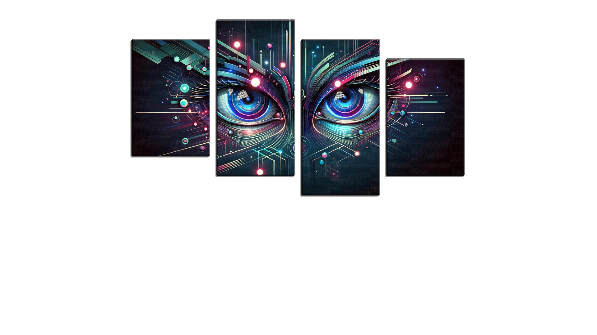 Superstitious Set of Metallic Eyes