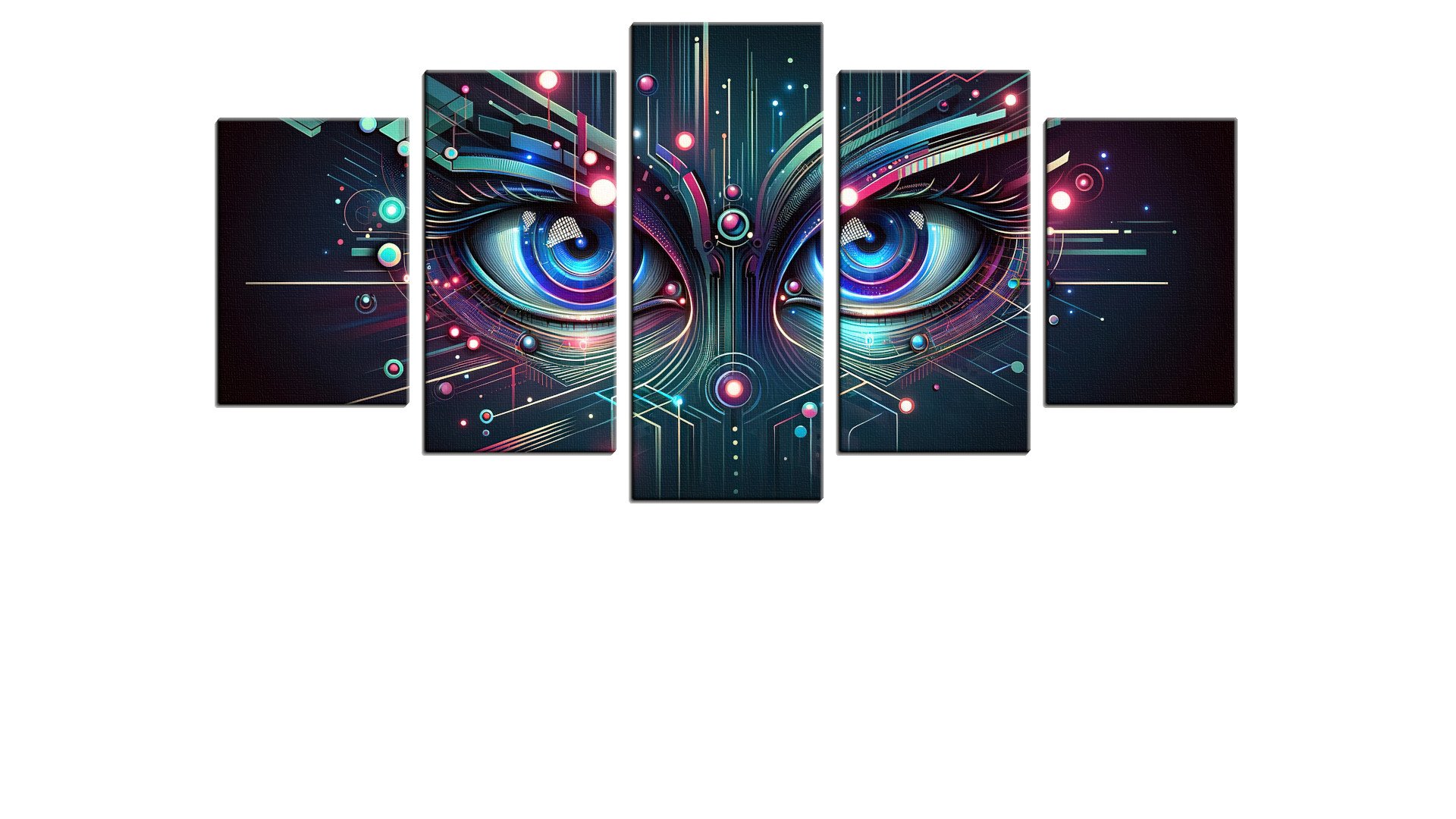 Superstitious Set of Metallic Eyes
