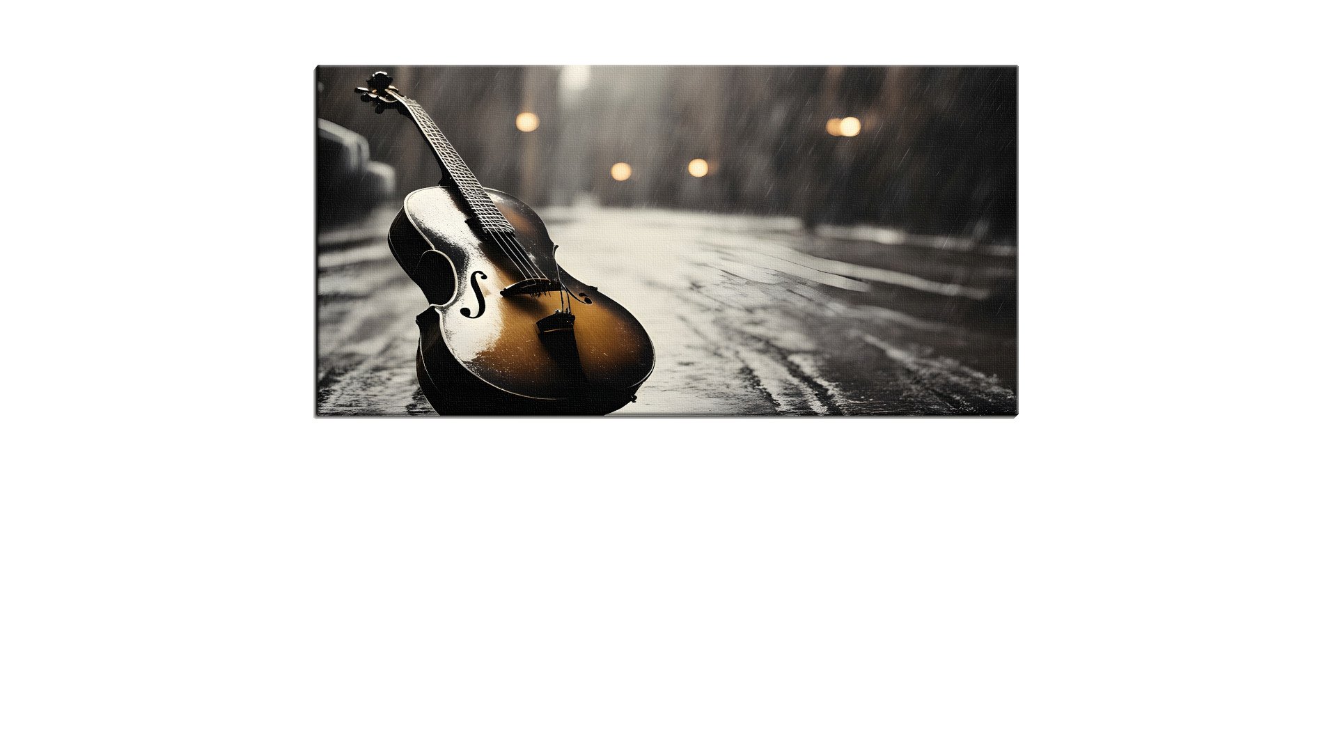 Violin Singing in the Rain