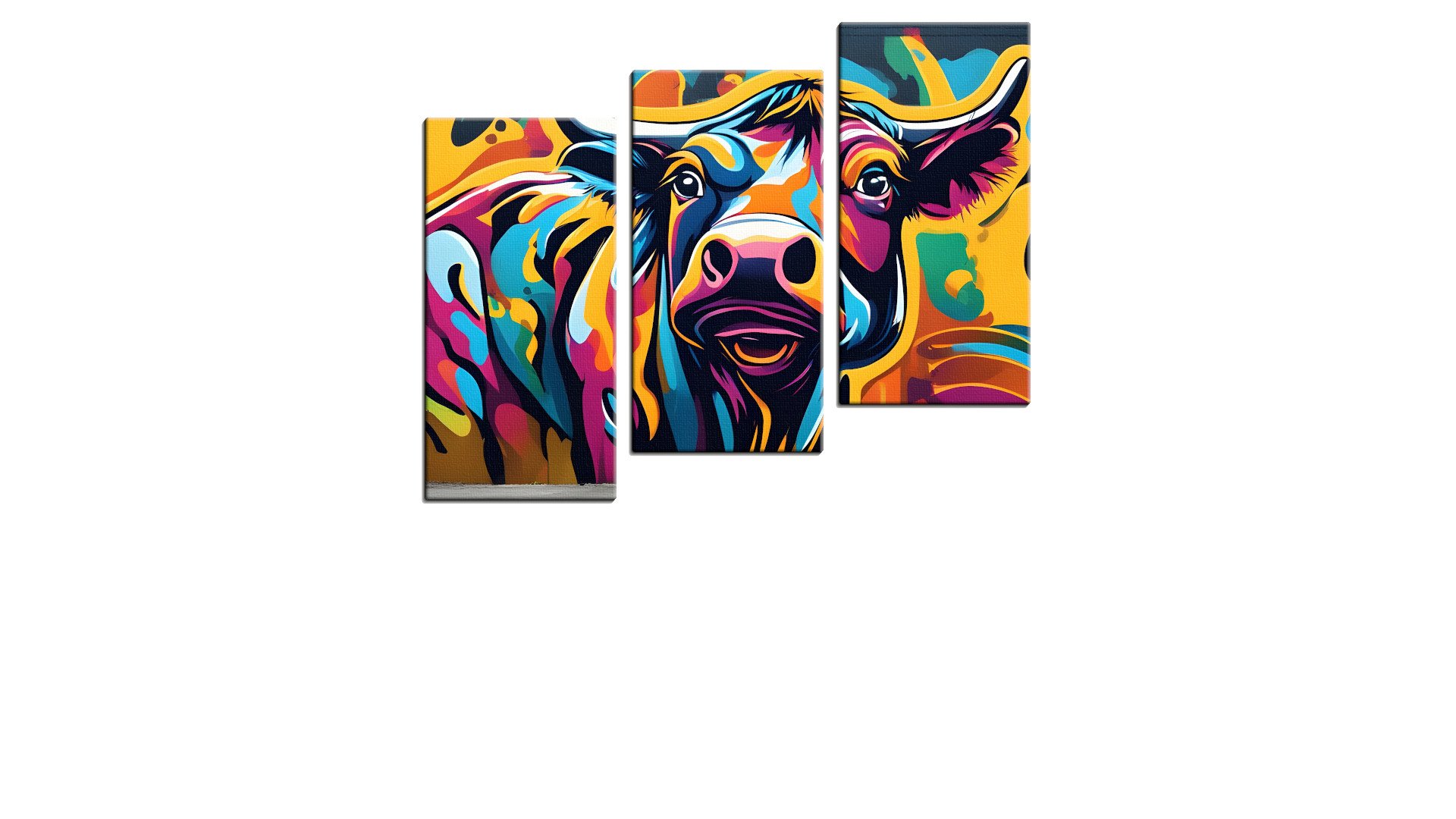 Beautiful Startled Bull