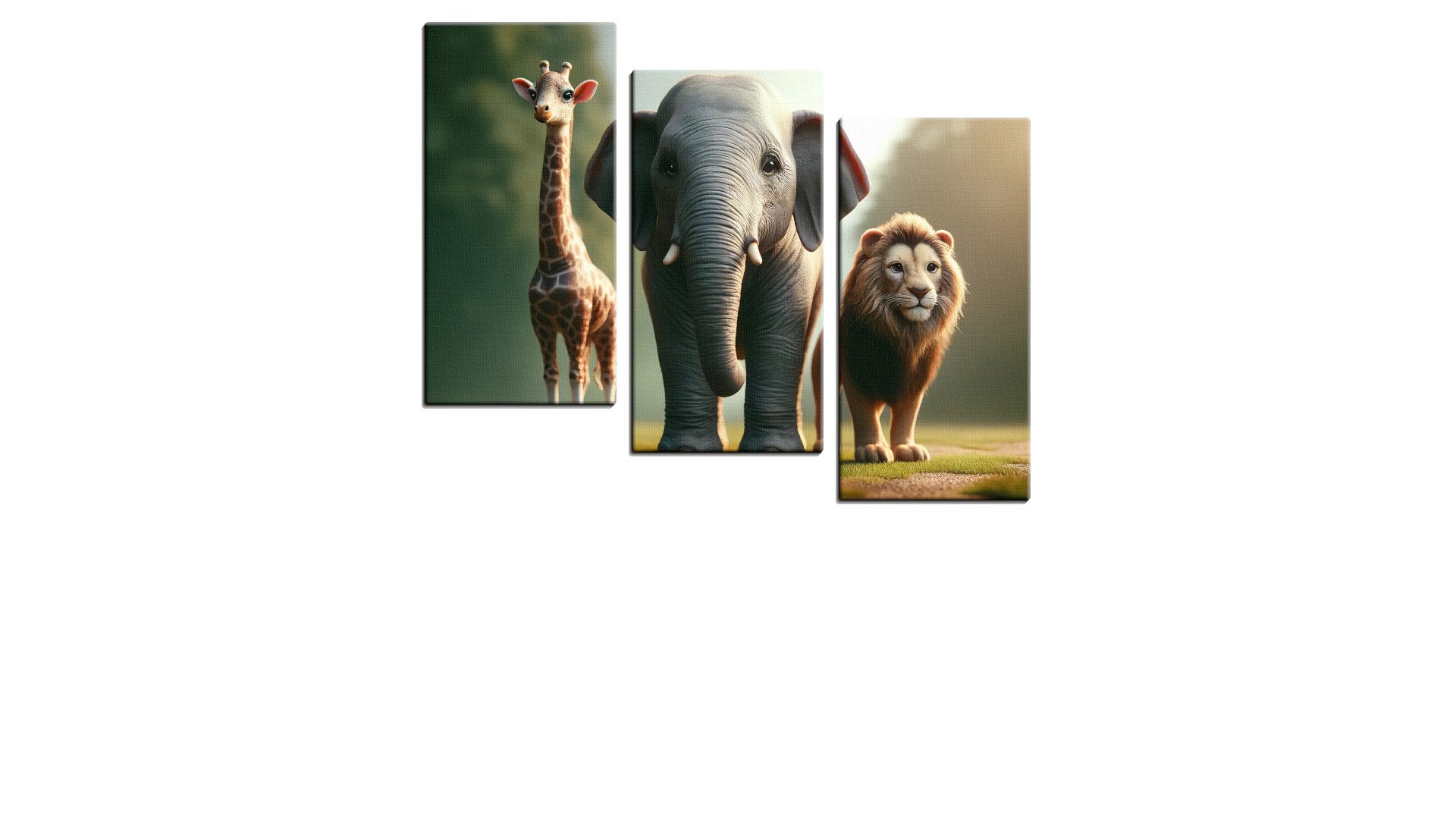 Trio of Curious Animals