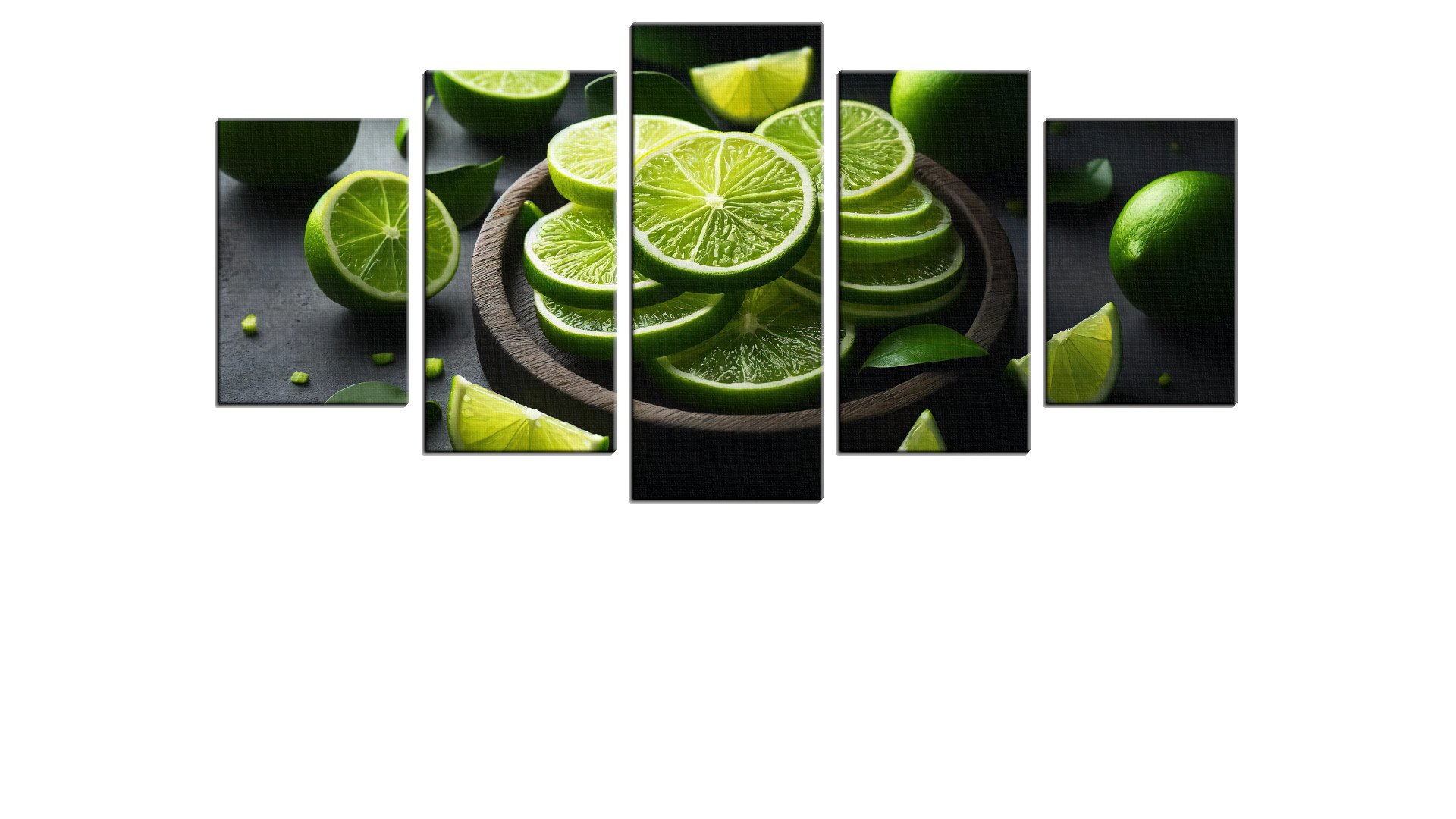 Timber Plate of Sliced Limes