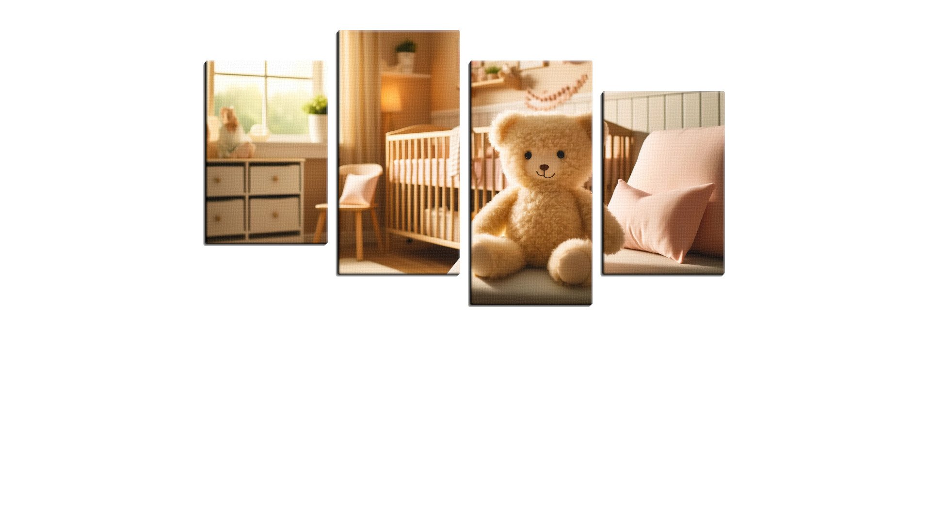 Small Teddy Bear in a Nursery