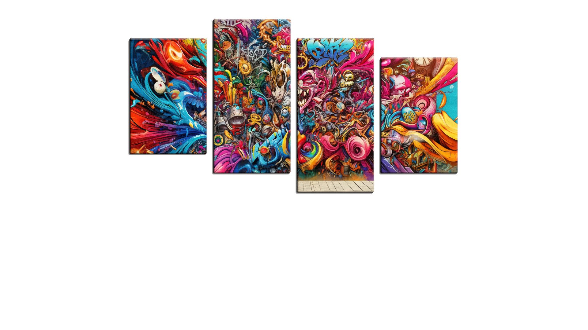 Striking Painting of Flowers