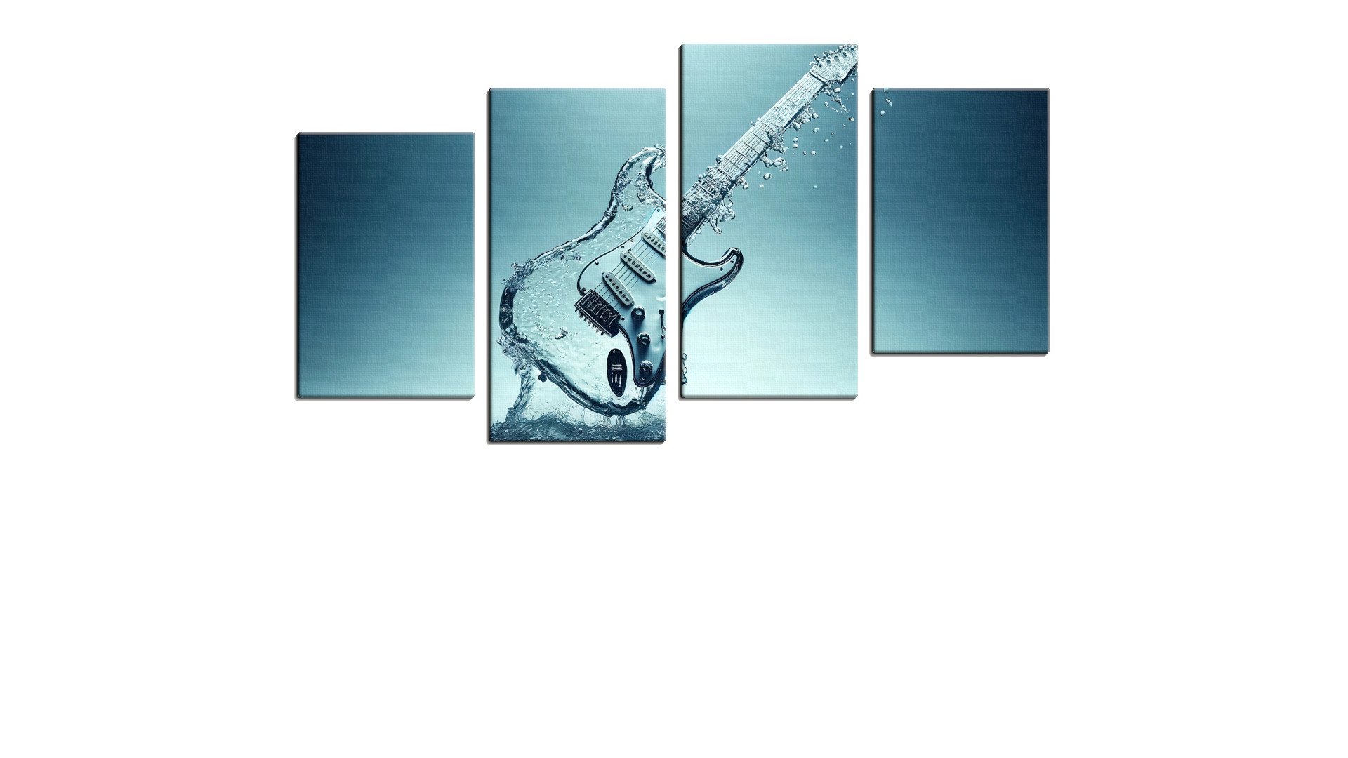 Water Splashed Guitar