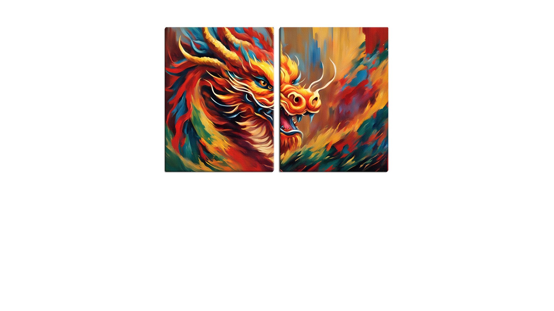 Snarling Oriental Dragon