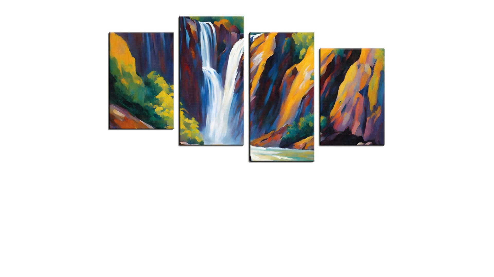 Painted Falls in the Hills