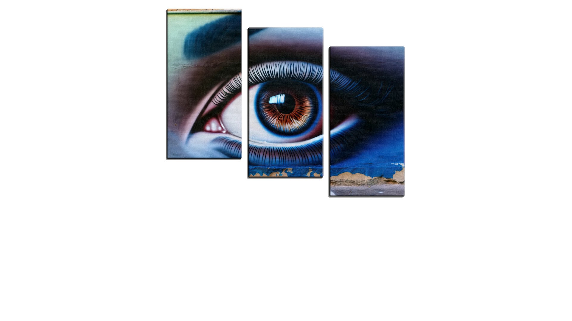 Wall Mural of a Smoked Eye