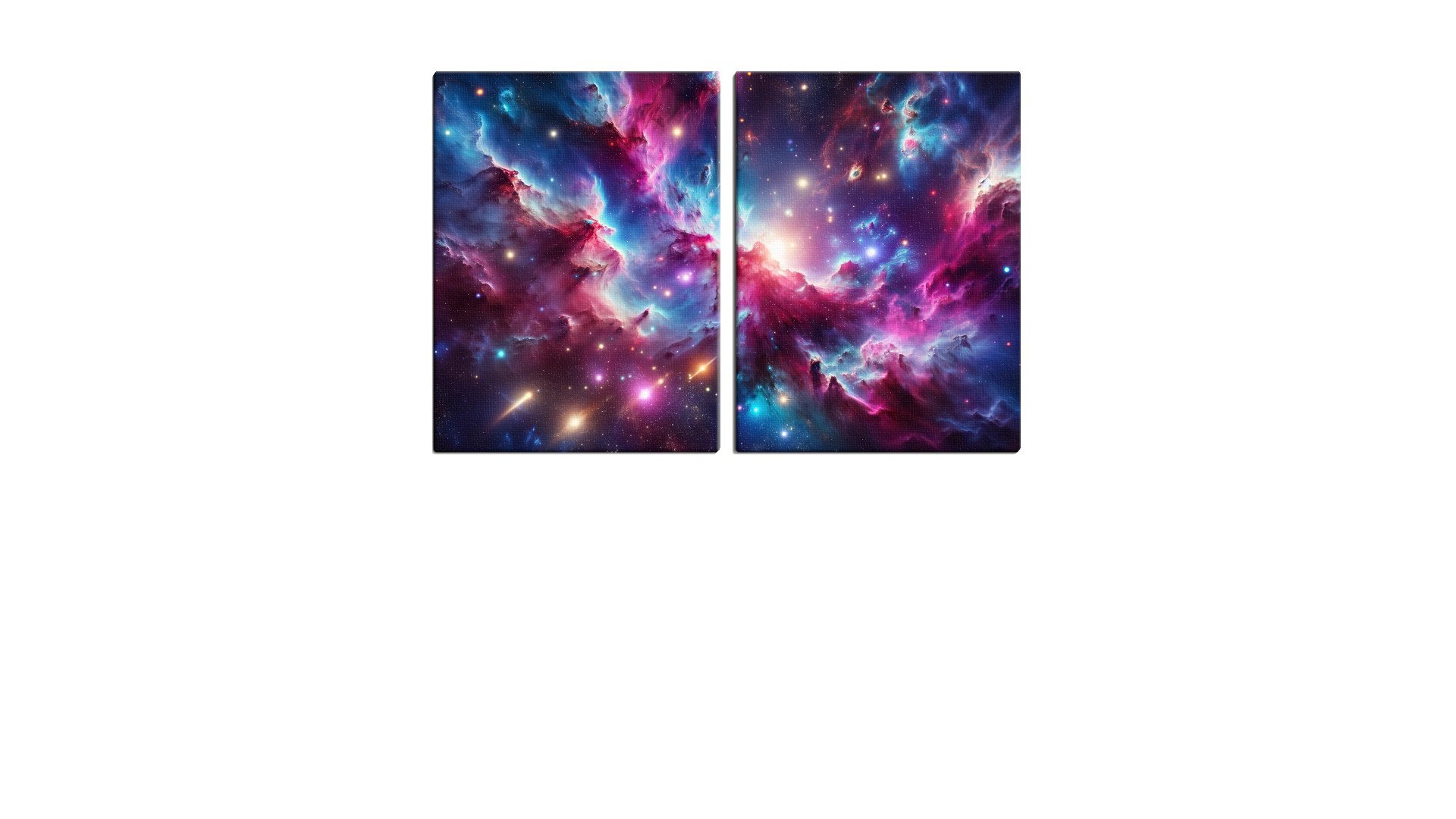 Purple Star Burst Nebula