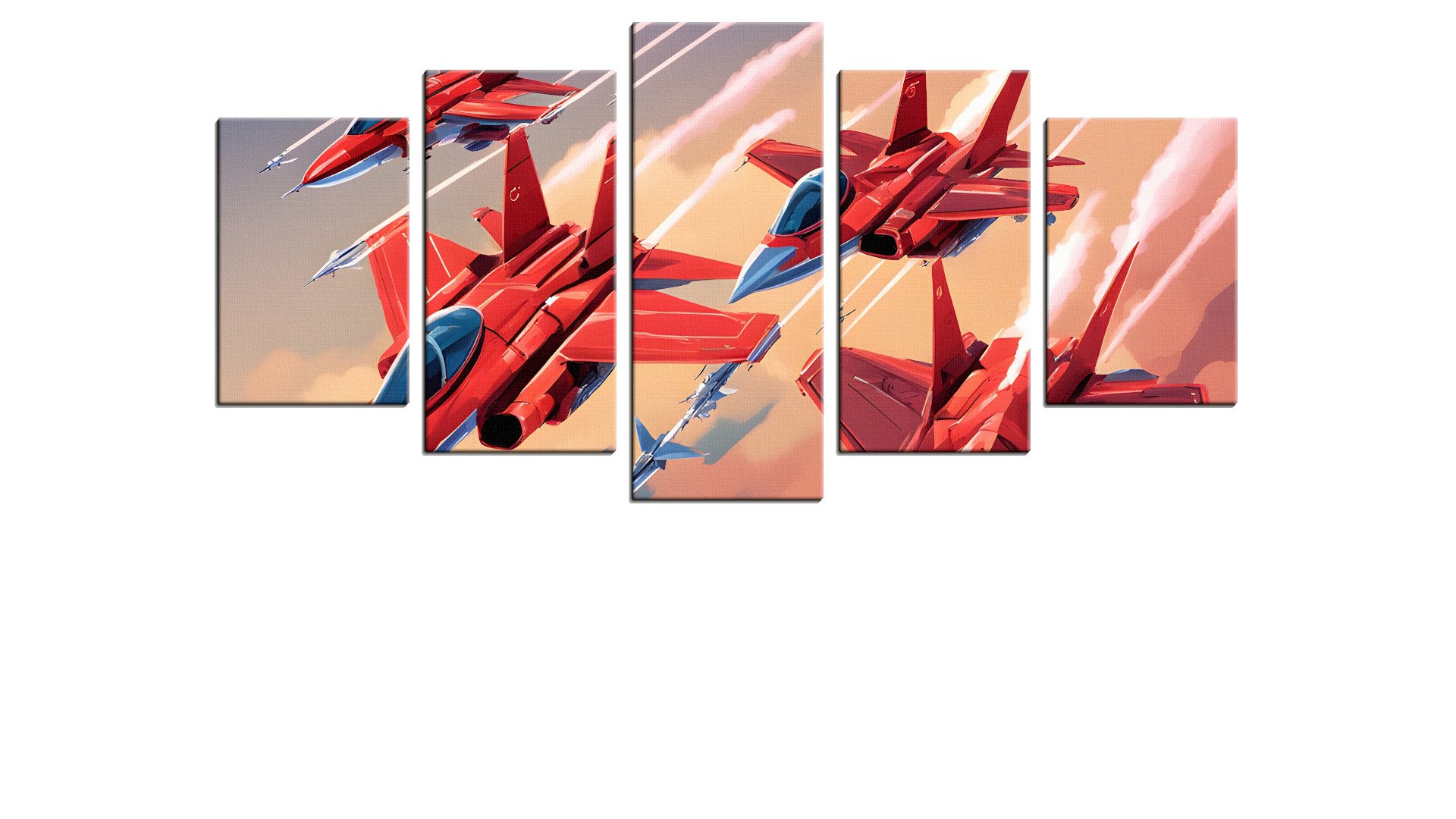 Group of Red Arrows