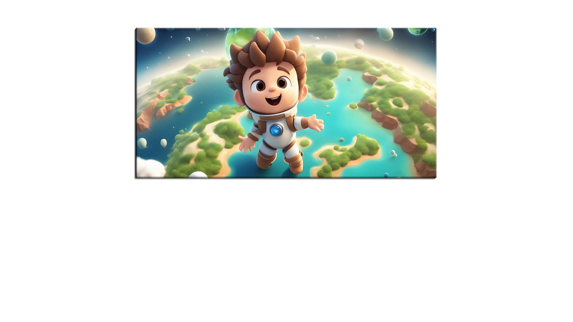 Cartoon Giant Boy from Space