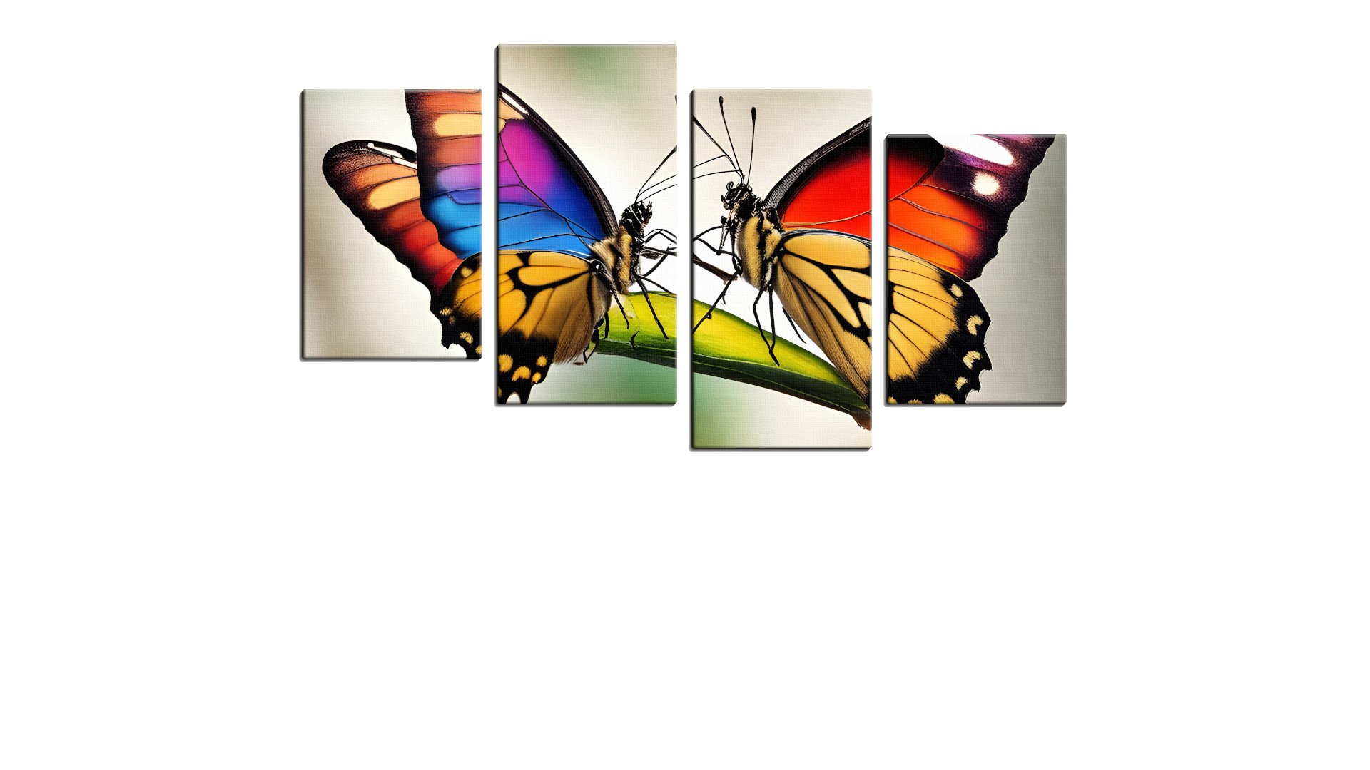 Pair of Butterflies Full of Colour