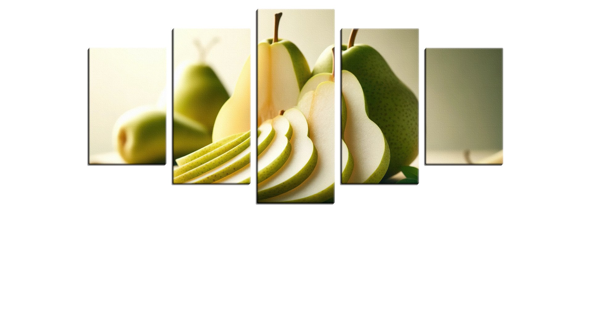 Plethora of Sliced Pear