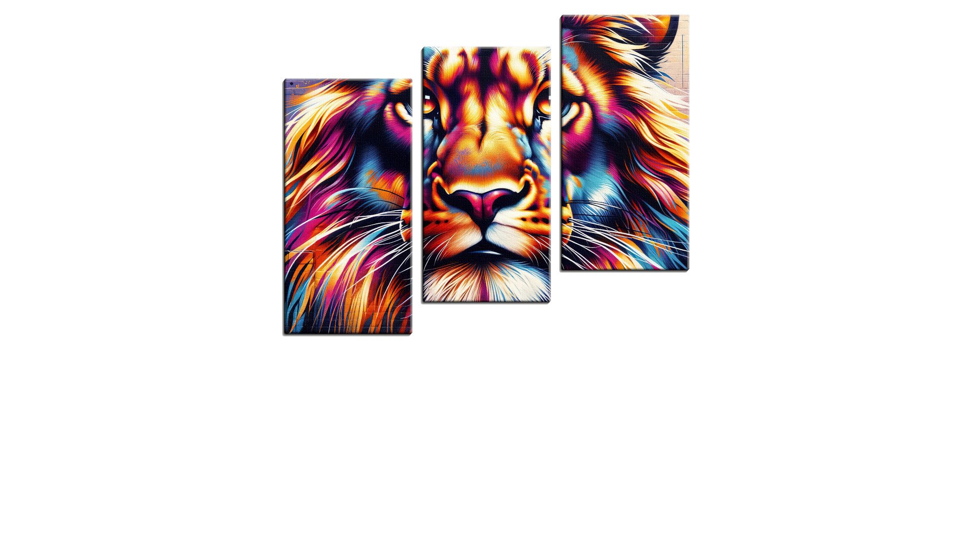 Deep-Coloured Pondering Lion