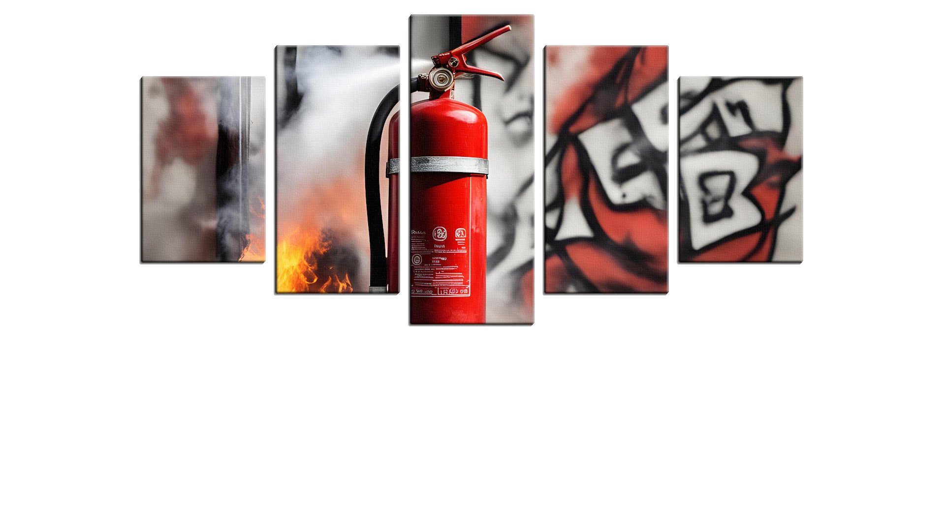 Fire Extinguisher Putting Fire Away