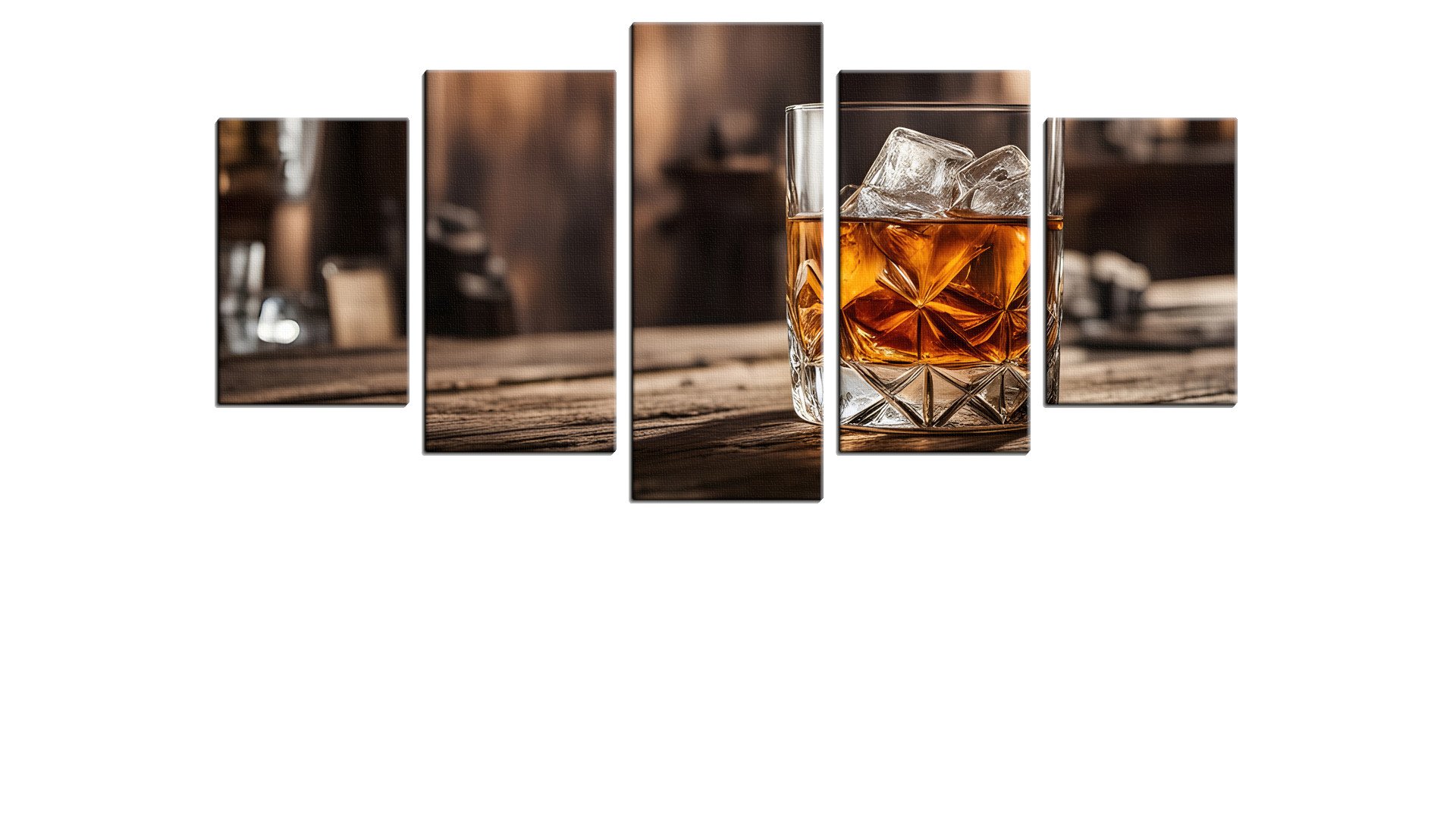 Lone Glass of Whisky in the Wild West