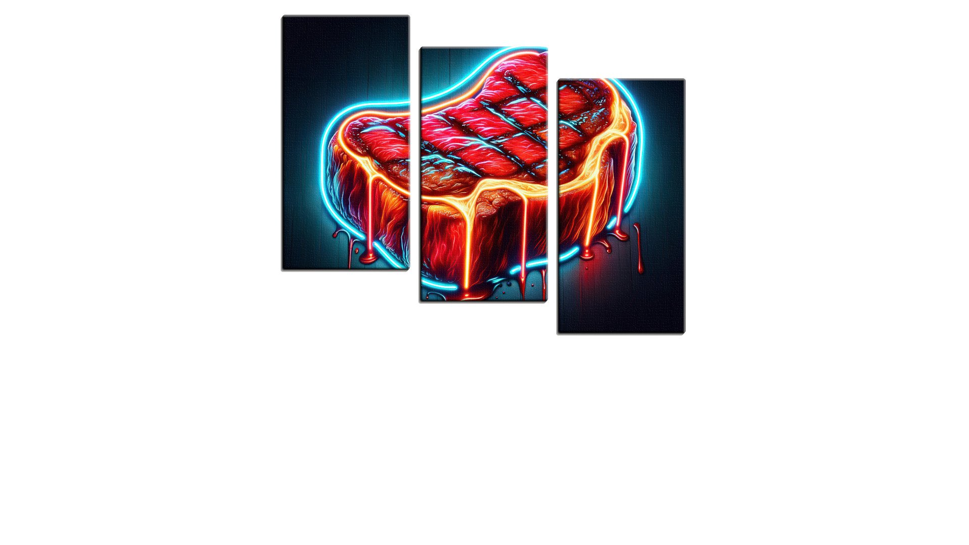 Drizzling Raw Steak