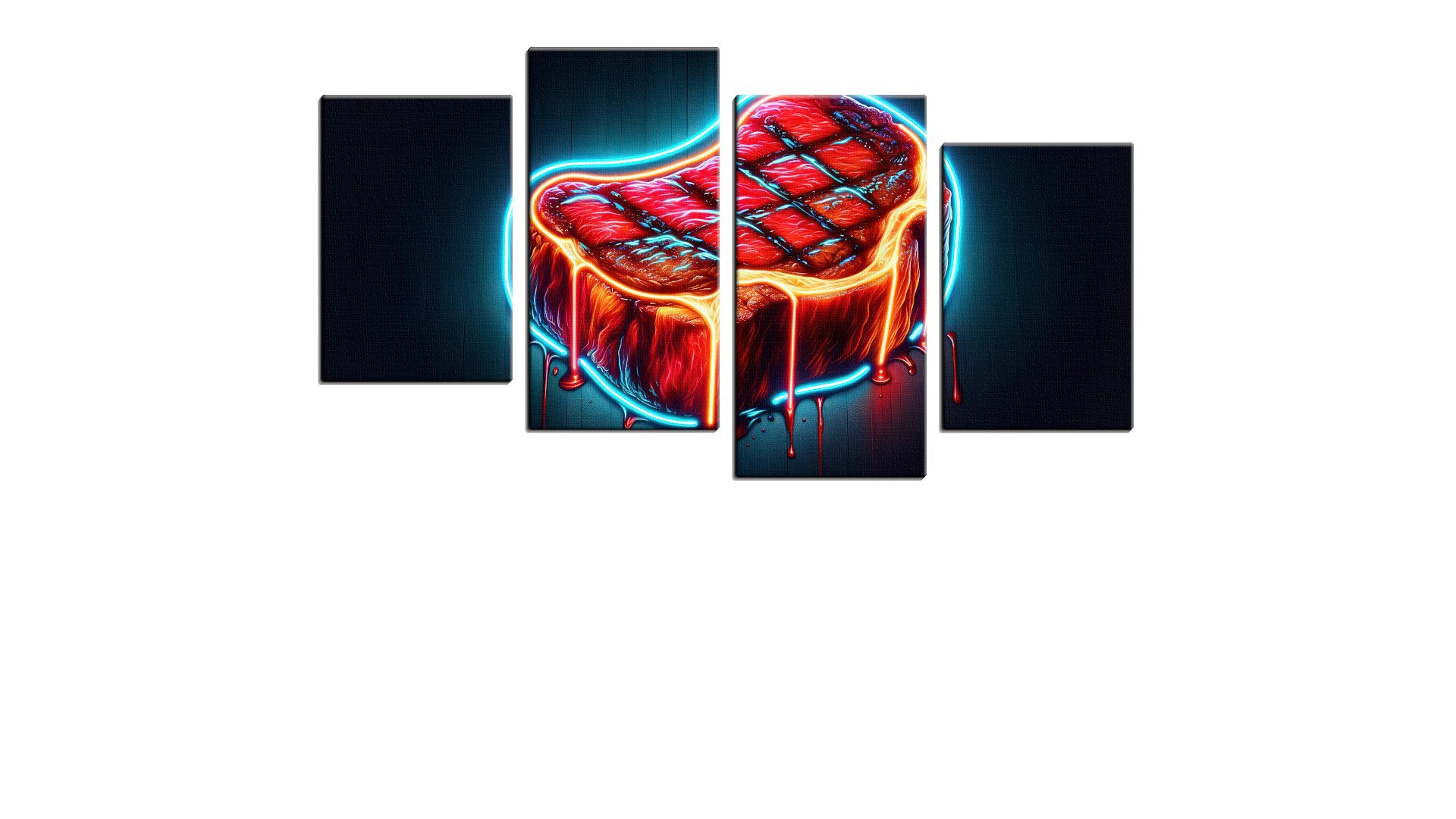 Drizzling Raw Steak
