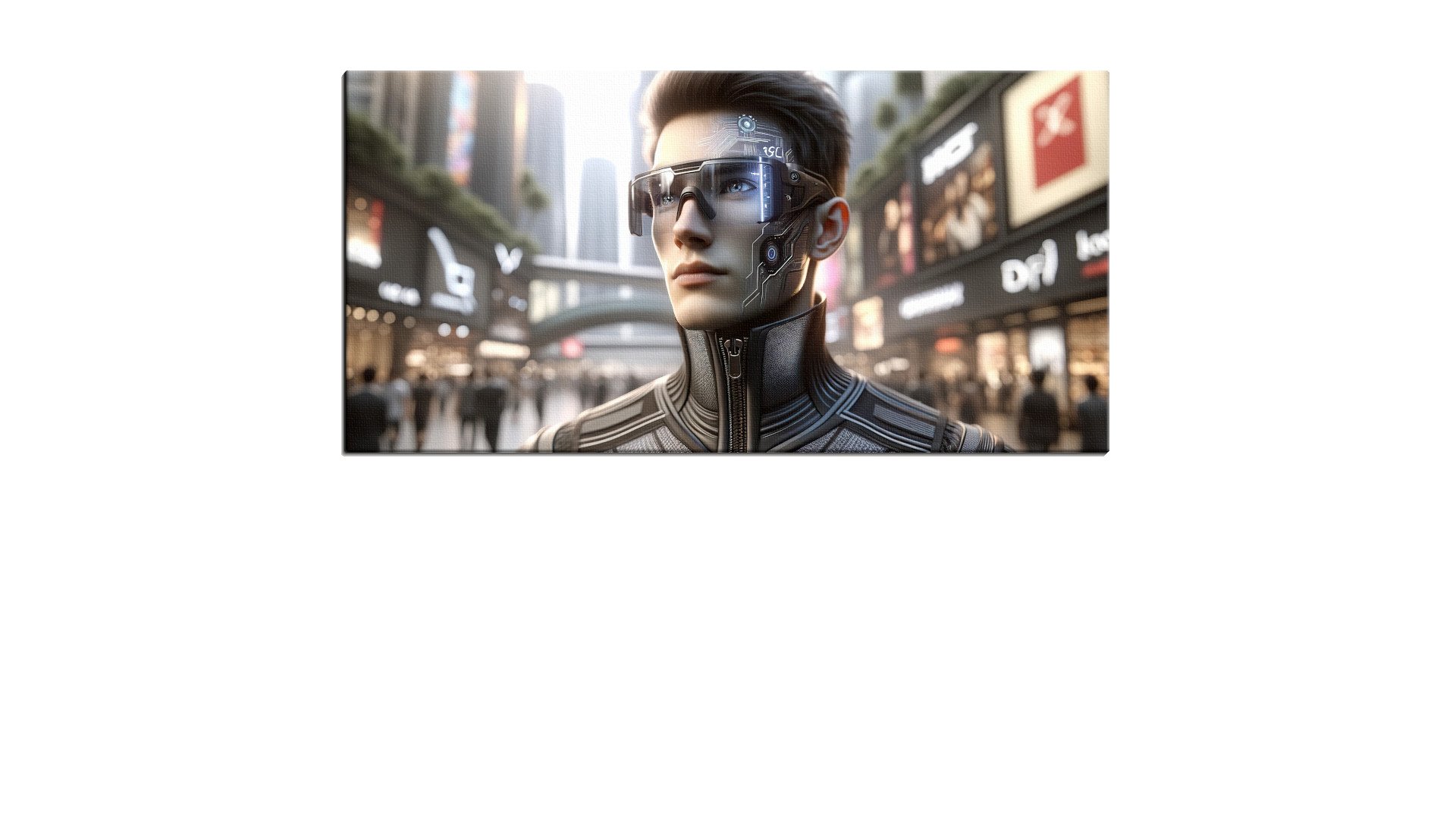 Person Wearing Multiple Augments