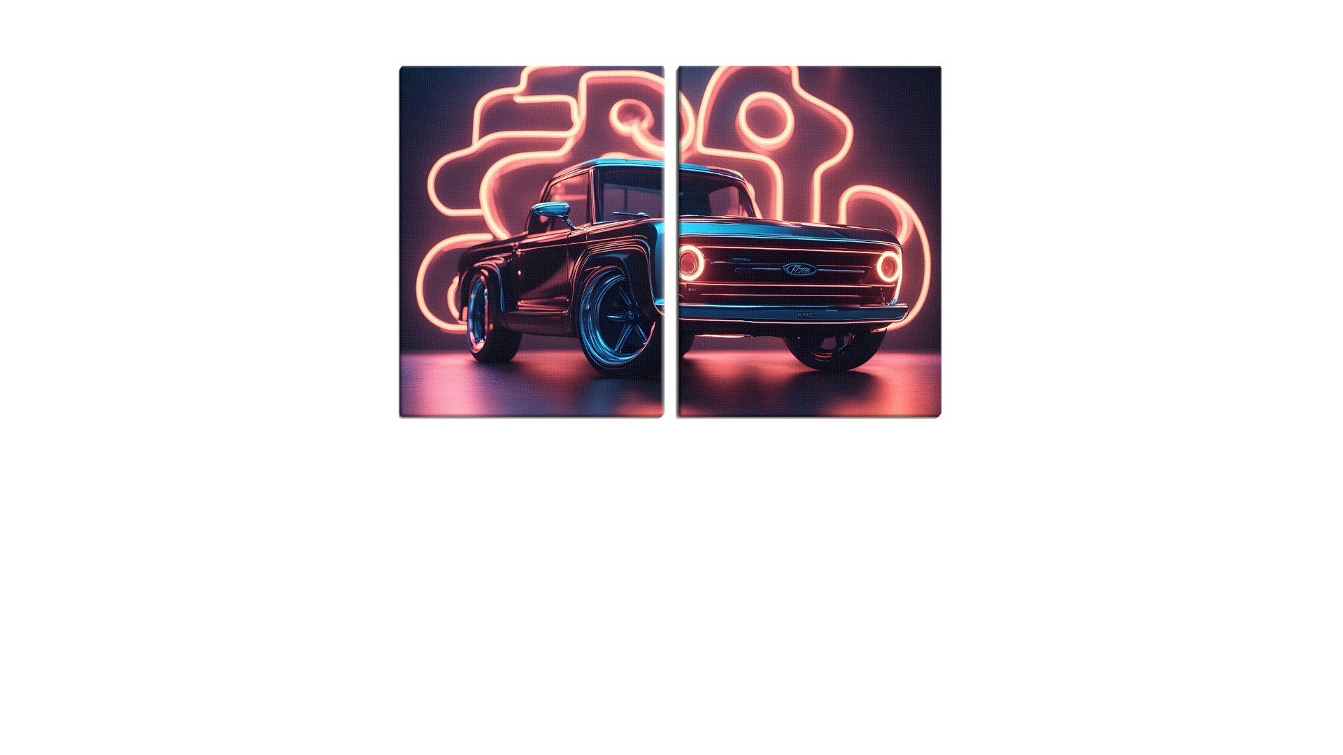 Vibrant Neon Pick Up