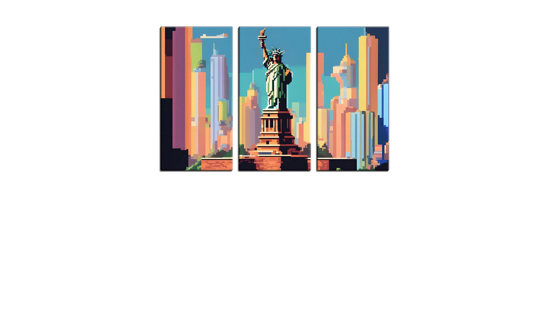 Pixel Statue of Liberty