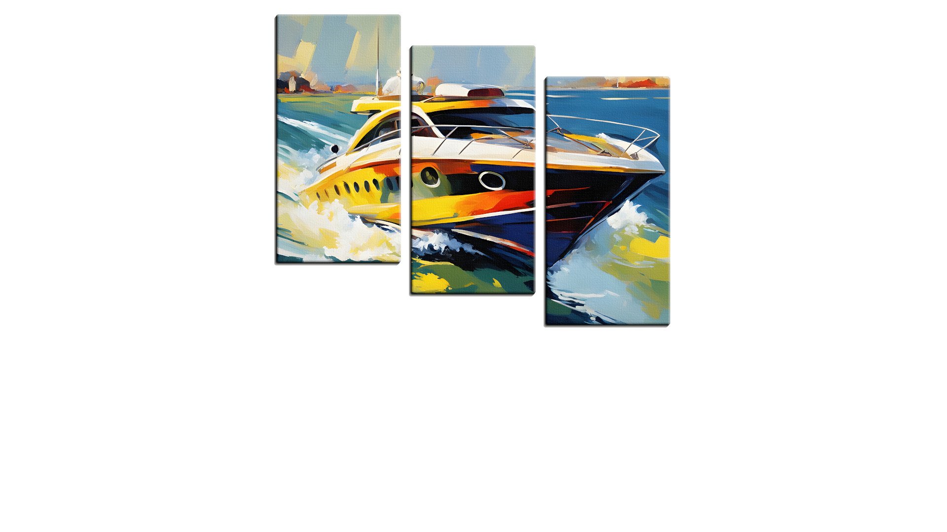 Colourful and Rapid Speedboat