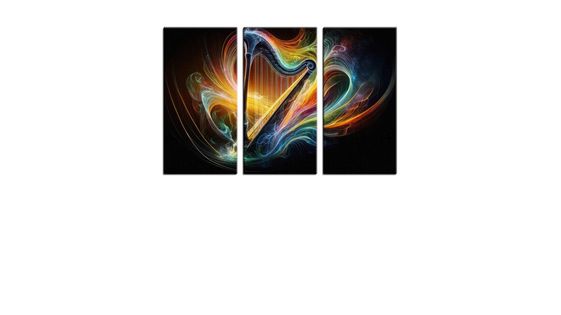 Rainbow Wispy Harp