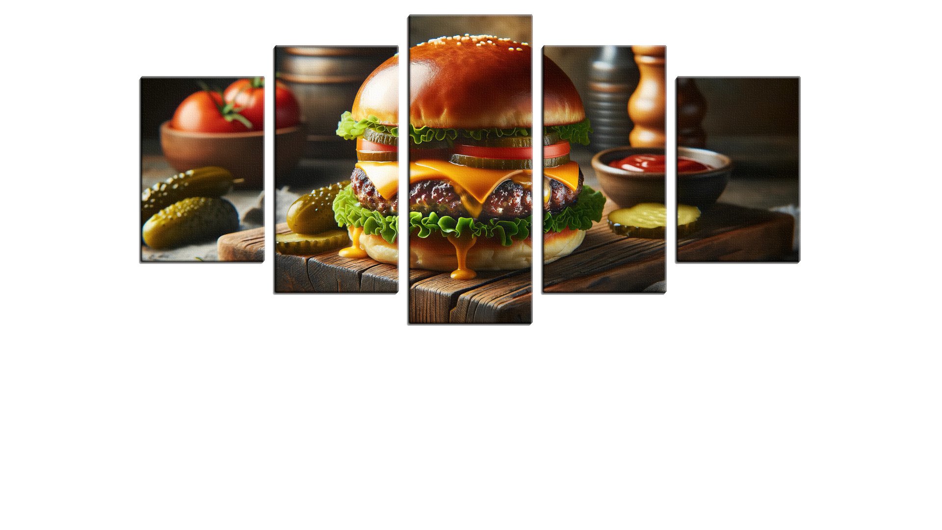 Gourmet Burger with all the Trimmings