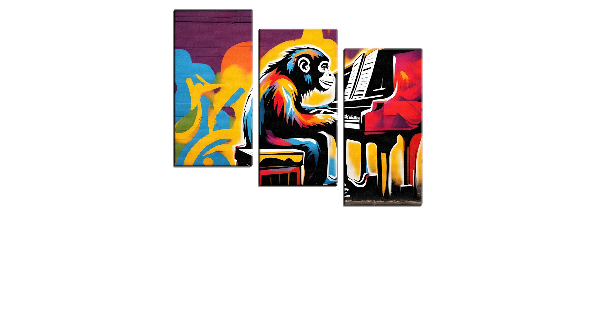 Talented Streetwise Piano Playing Monkey