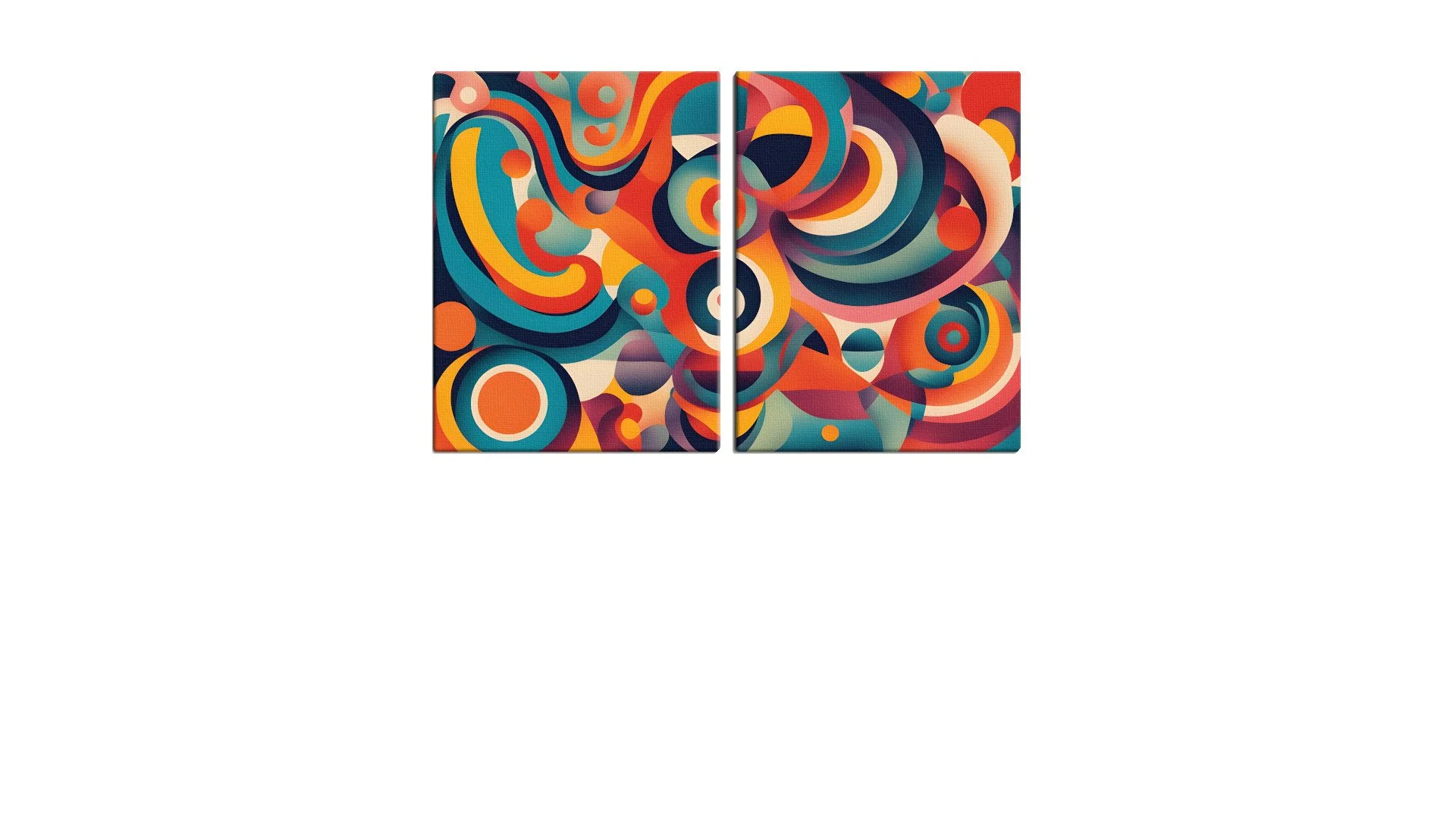 Geometric Piece of Dazzling Colour