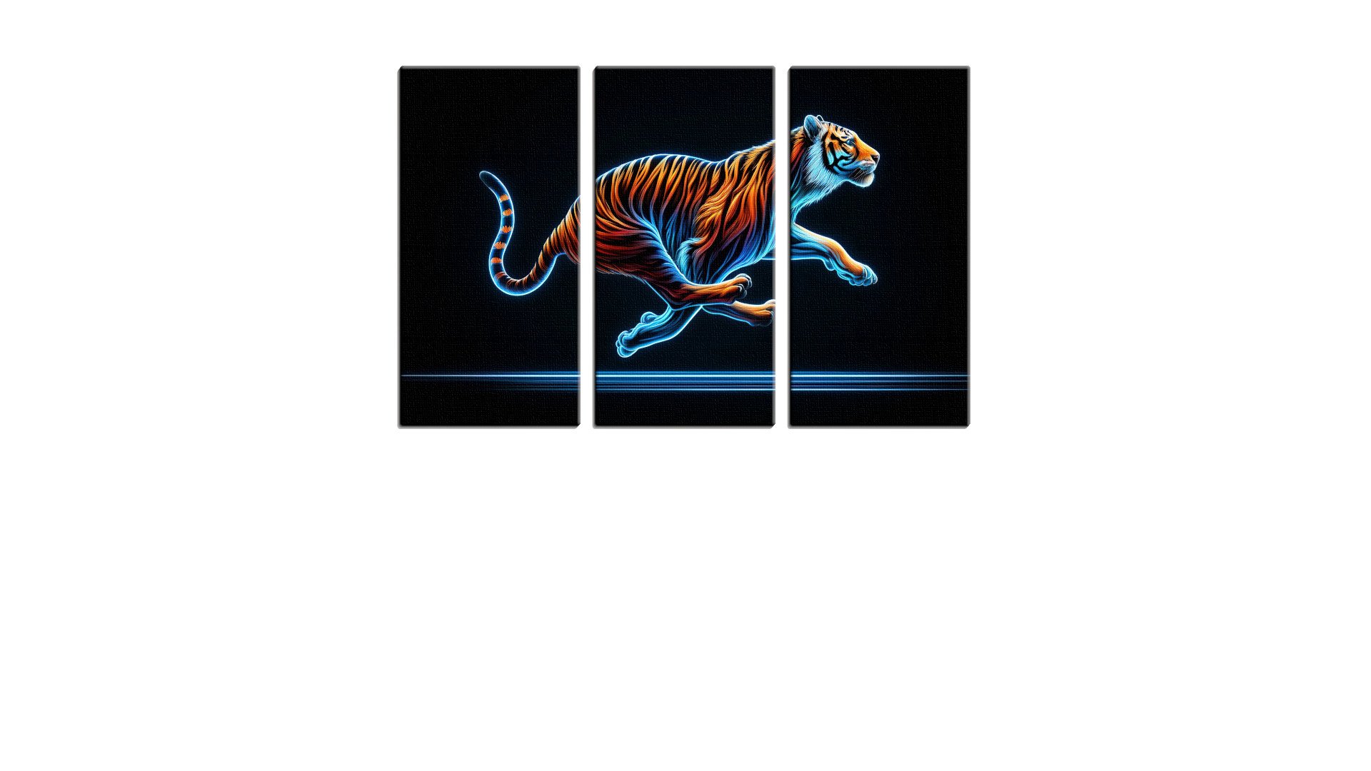 Sprinting Neon Tiger