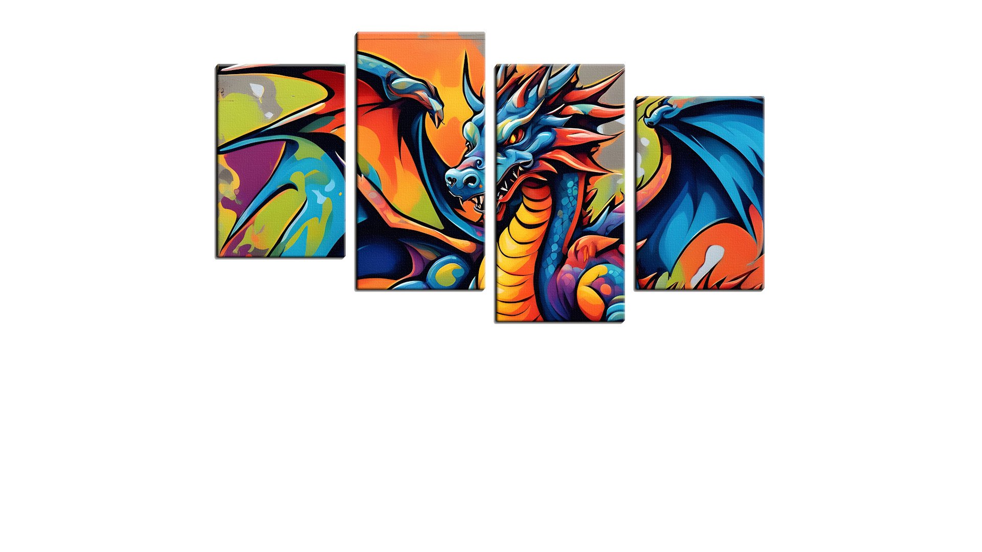Striking Blue Dragon