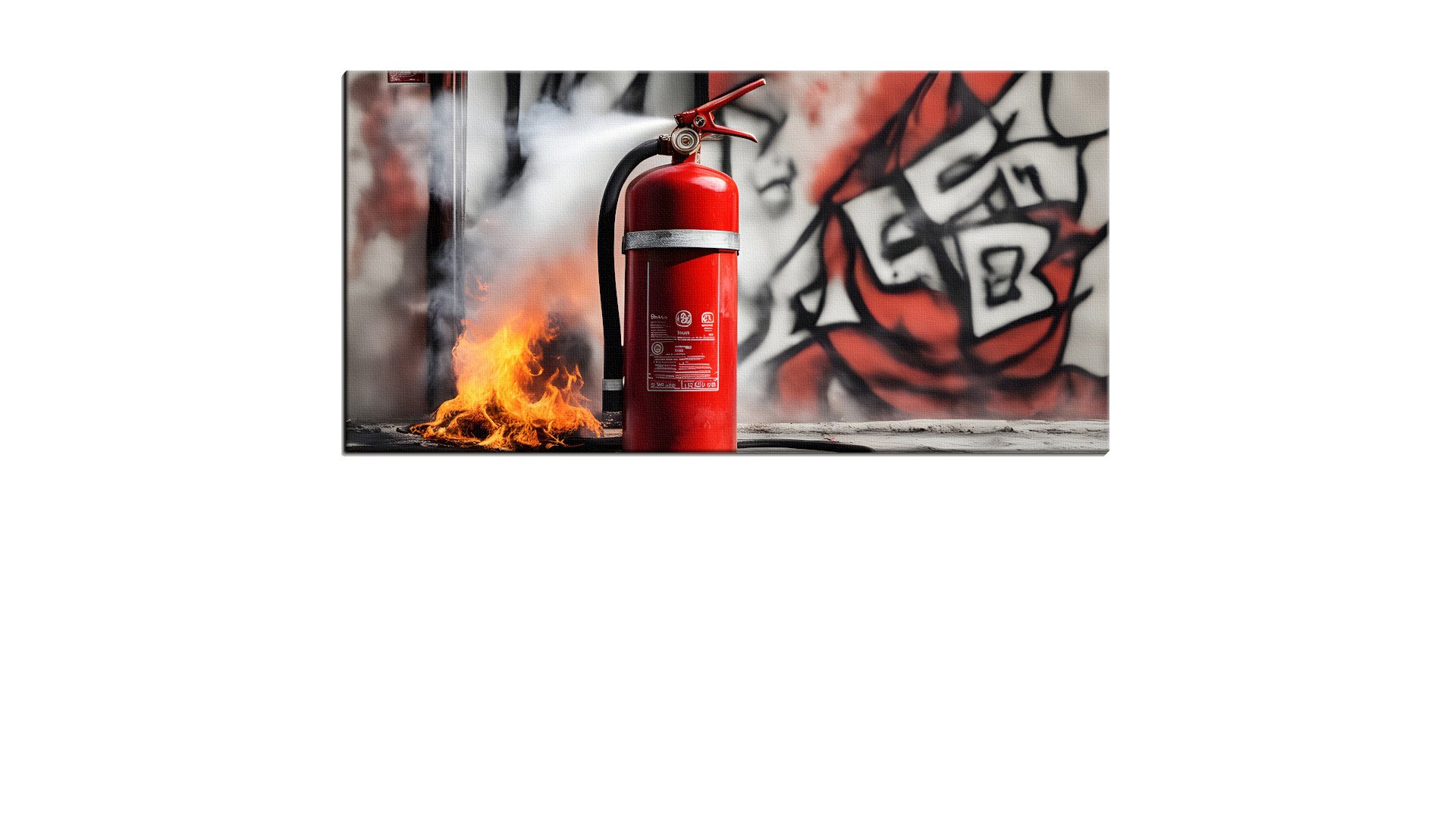 Fire Extinguisher Putting Fire Away